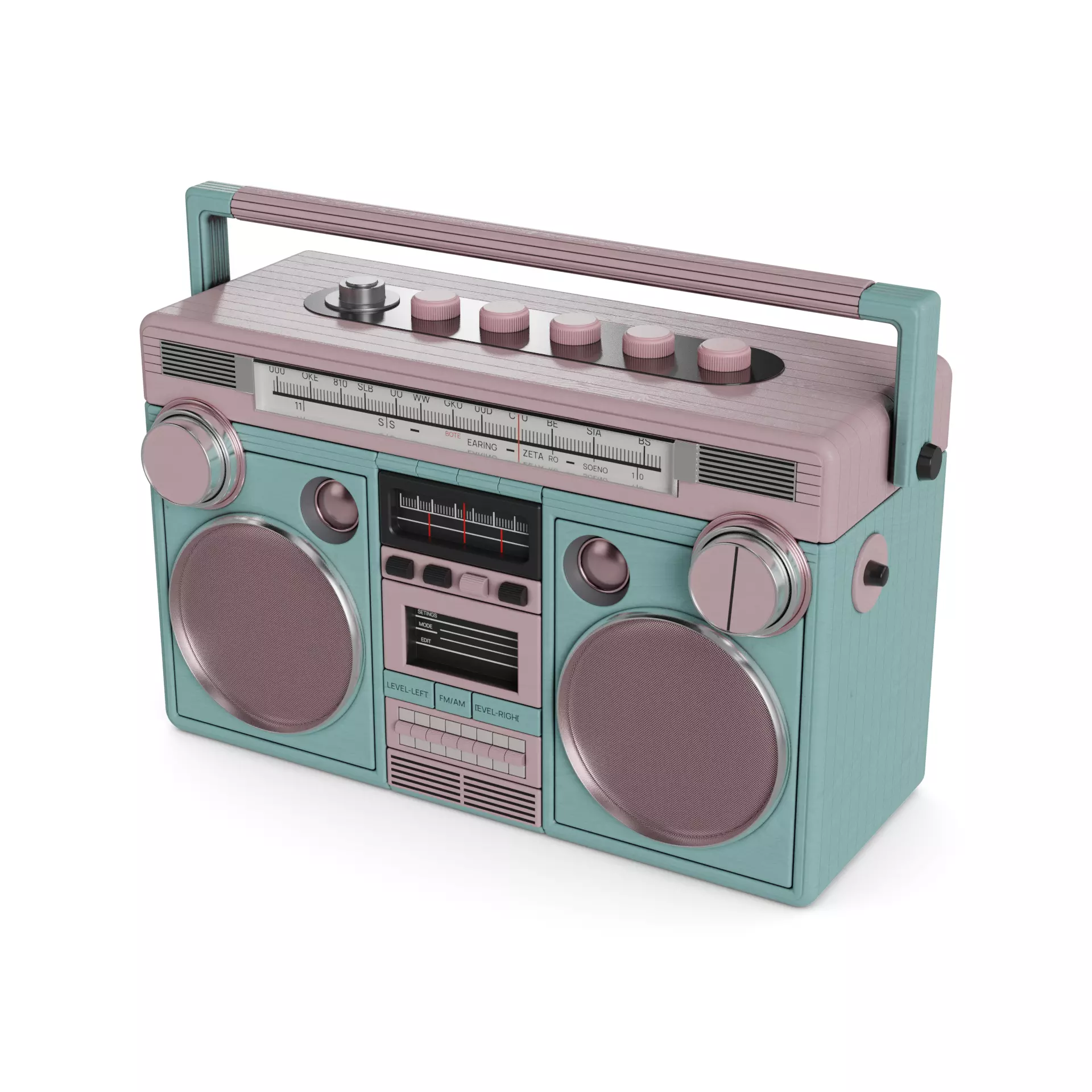Boomboxes 3D model_0