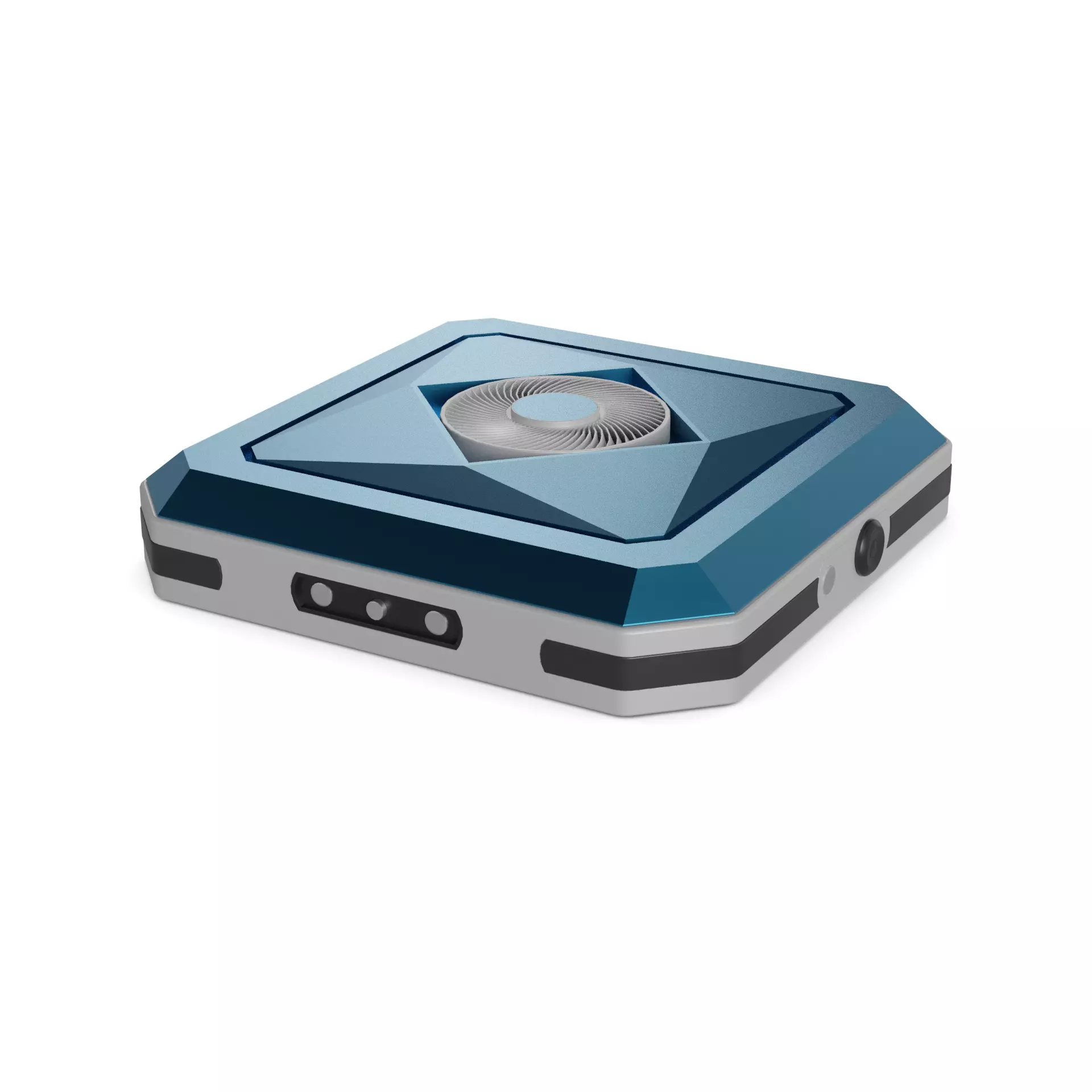 Window robot cleaner Low-poly 3D model_0