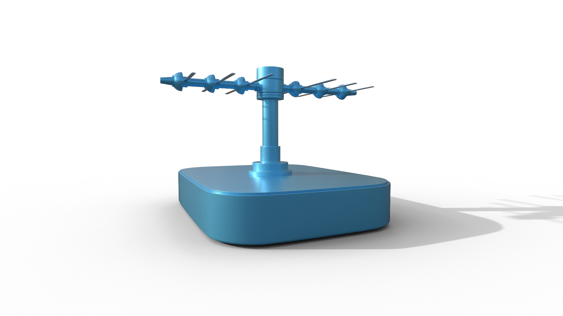 Antenna Low-poly 3D model_3