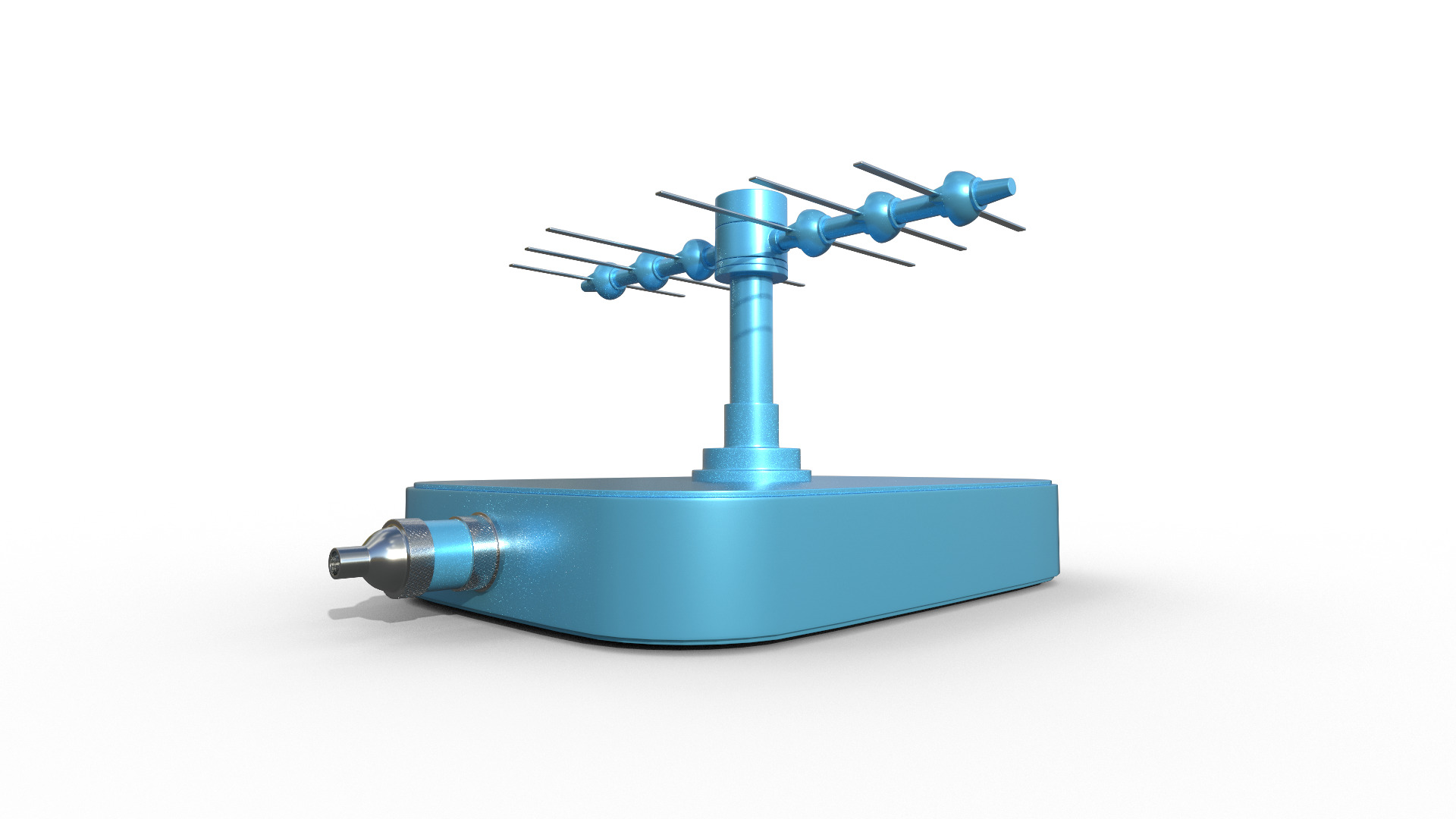 Antenna Low-poly 3D model_1