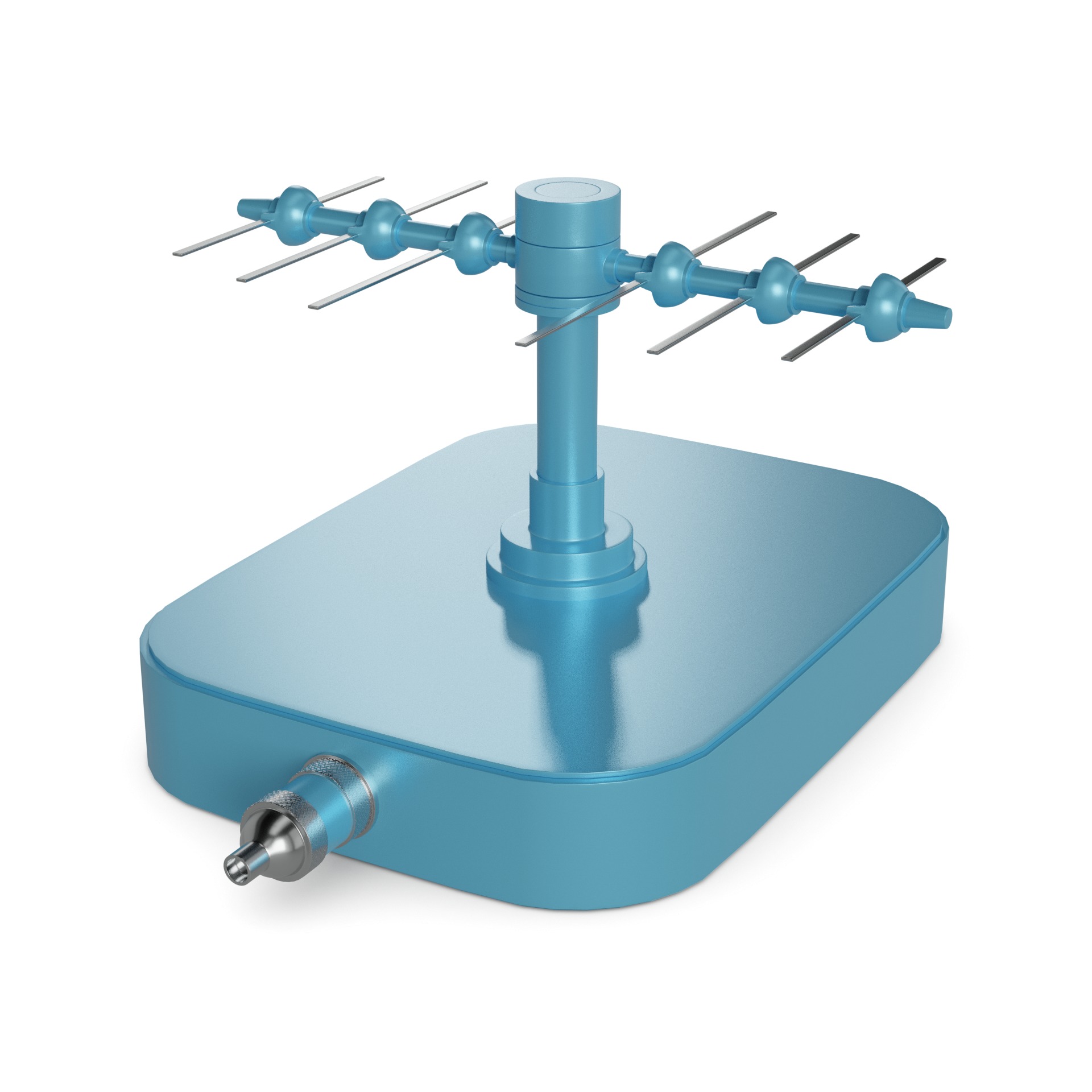 Antenna Low-poly 3D model_5