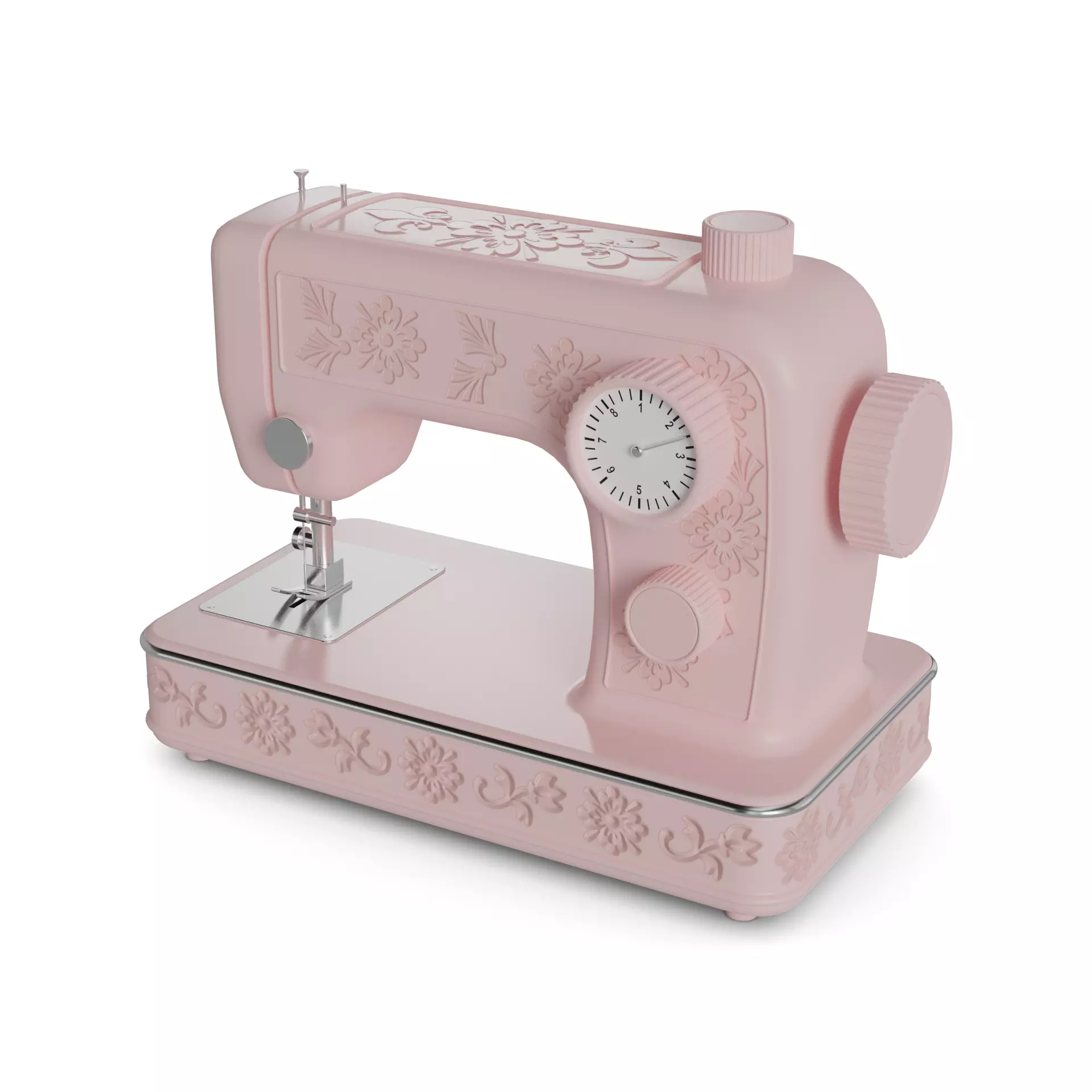 Sewing machine 3D model_0