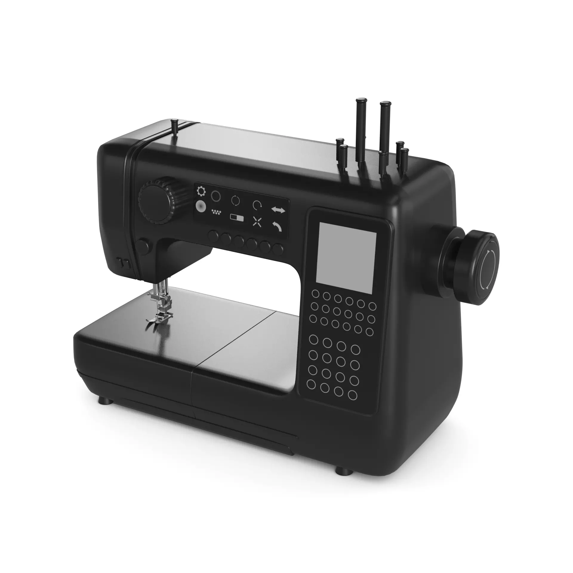 Sewing machine 3D model_0