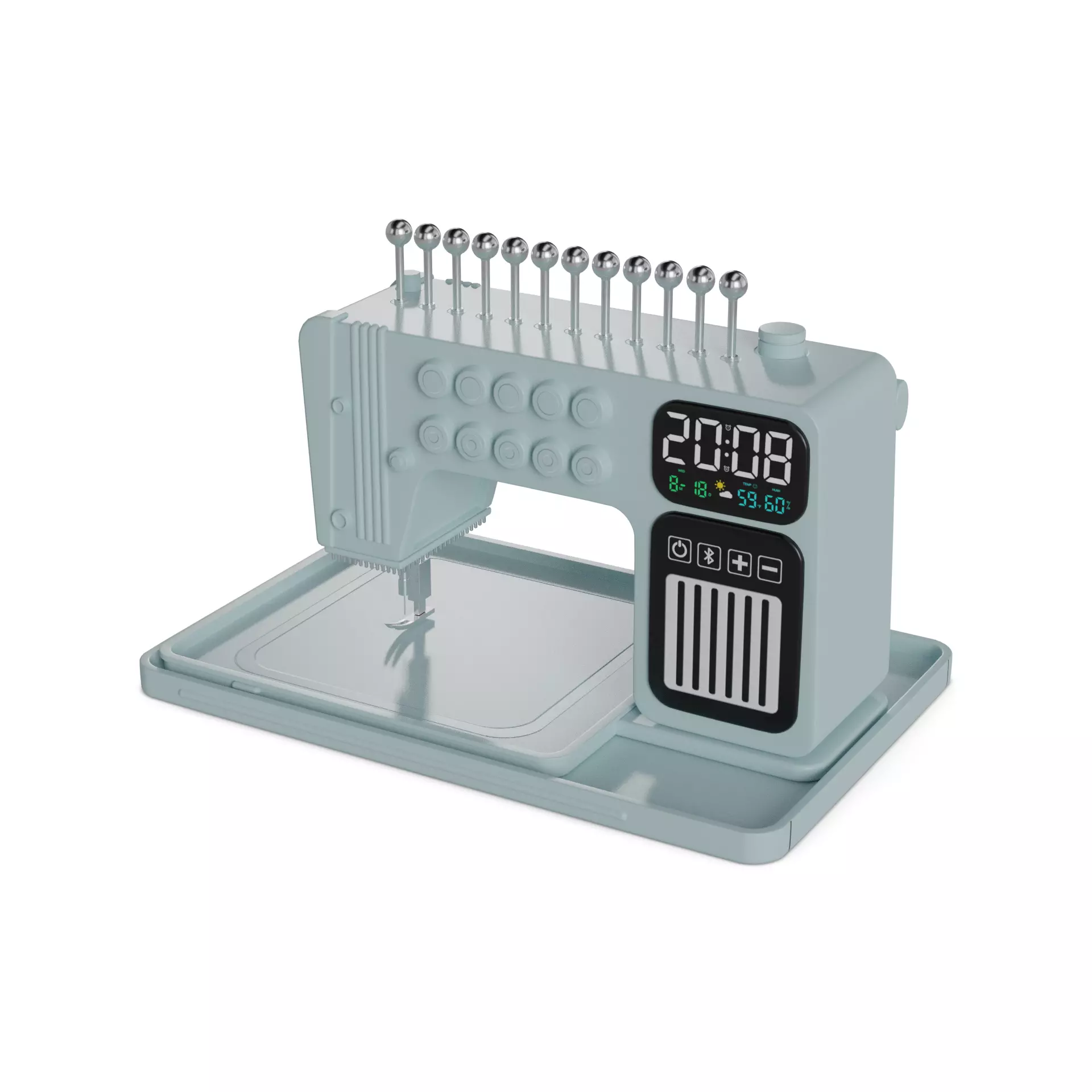 Embroidery machine 3D model_0