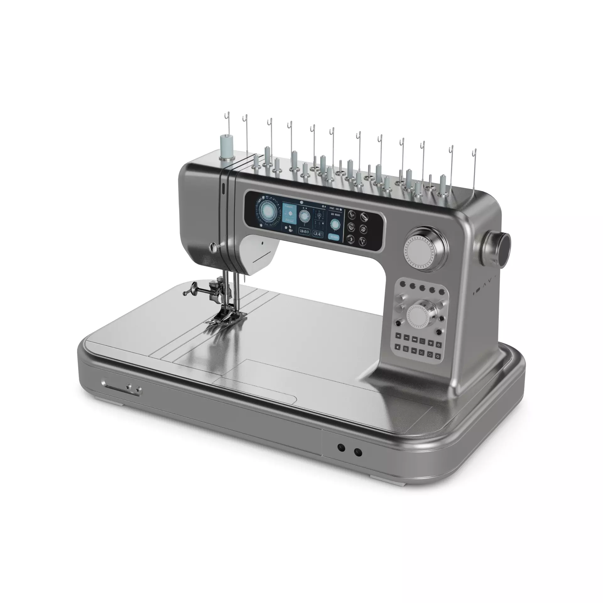 Overlock and Coverstitch 3D model_0