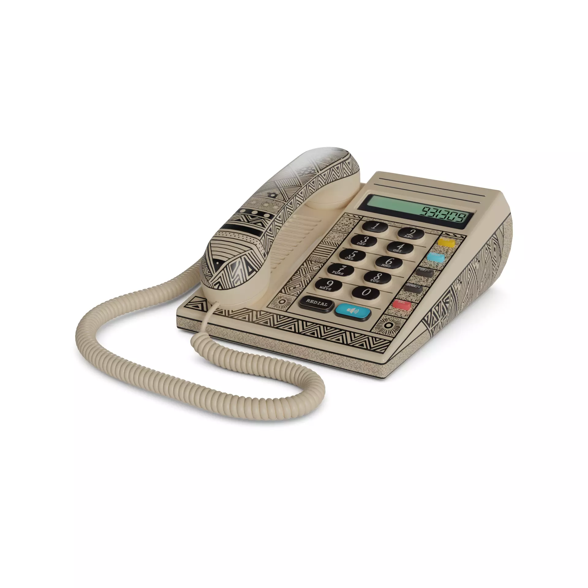 Landline telephone 3D model_0