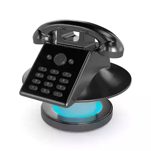 Landline telephone 3D model