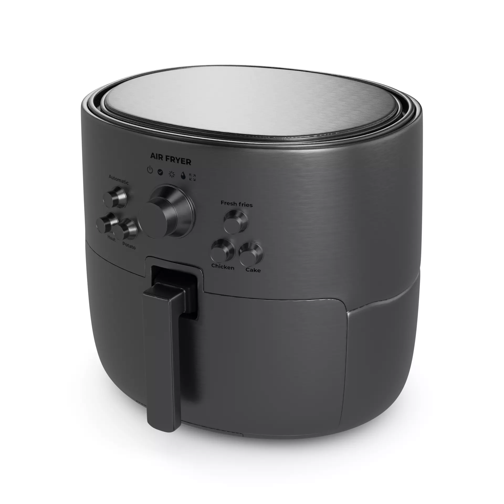 Airfryer 3D model_0
