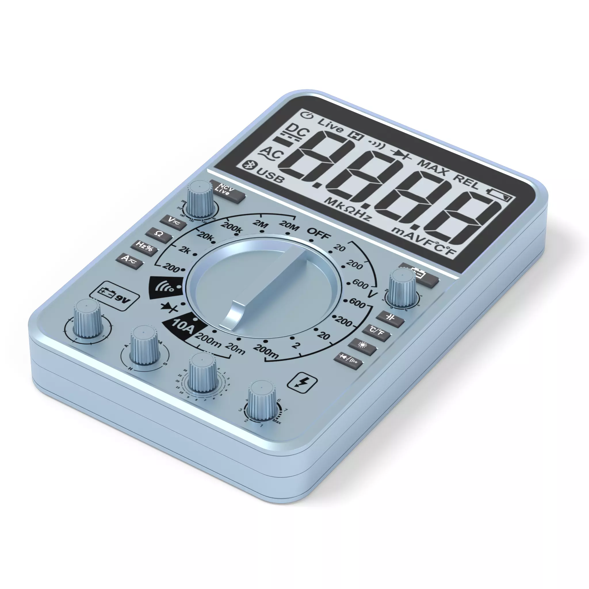 Electronic Multimeter 3D model