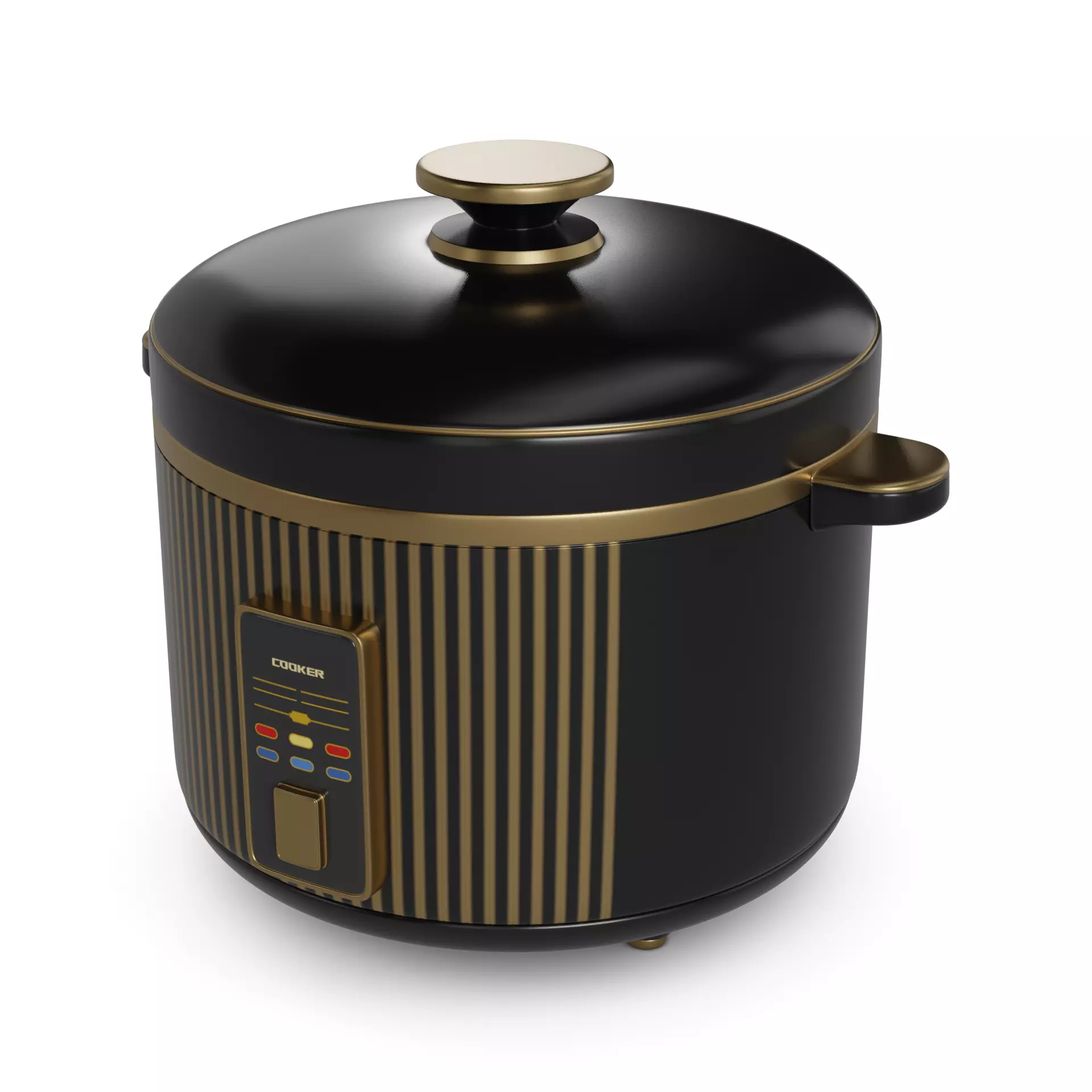 Rice Cooker 3D model_0