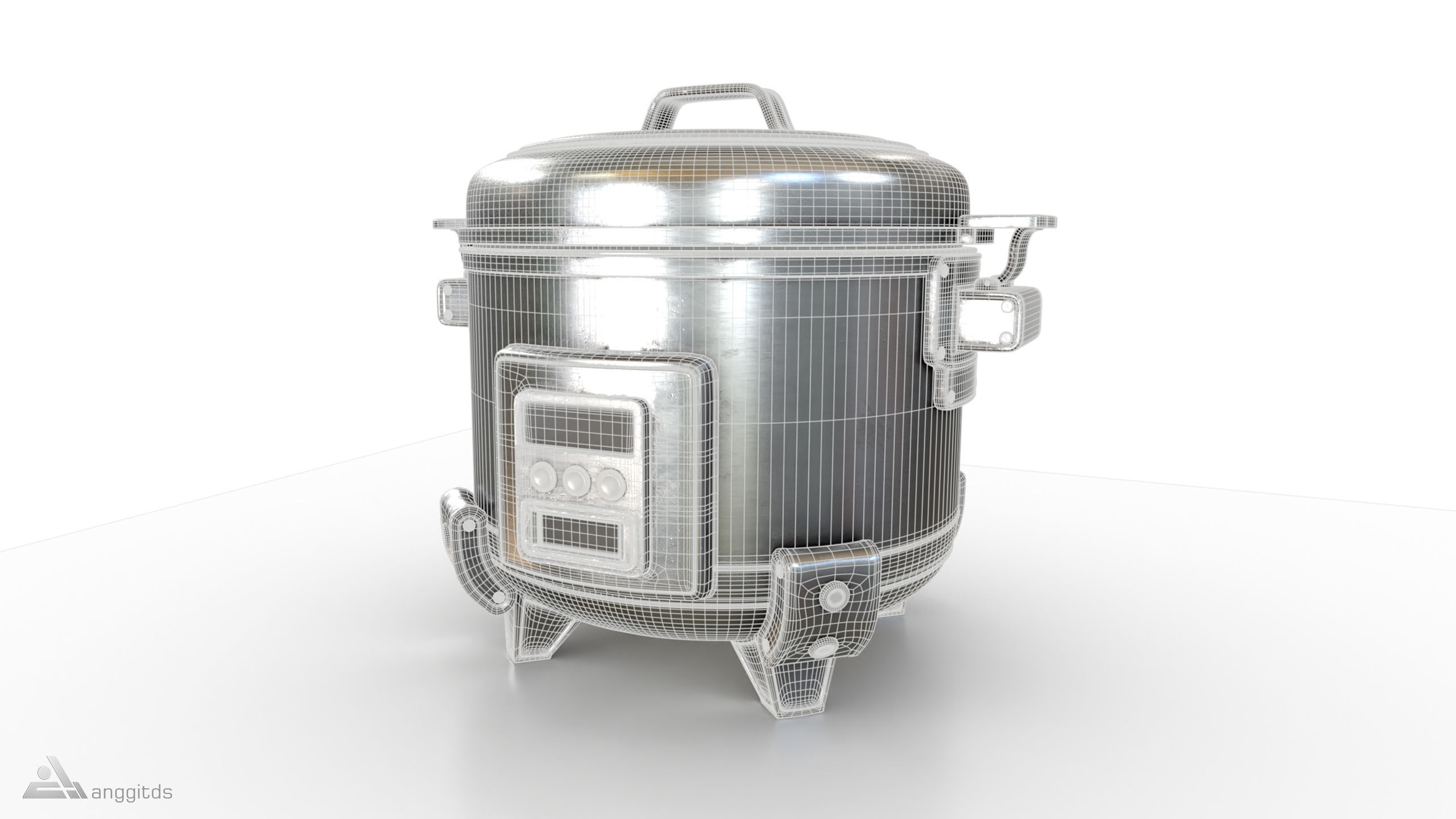 Rice Cooker 3D model_7