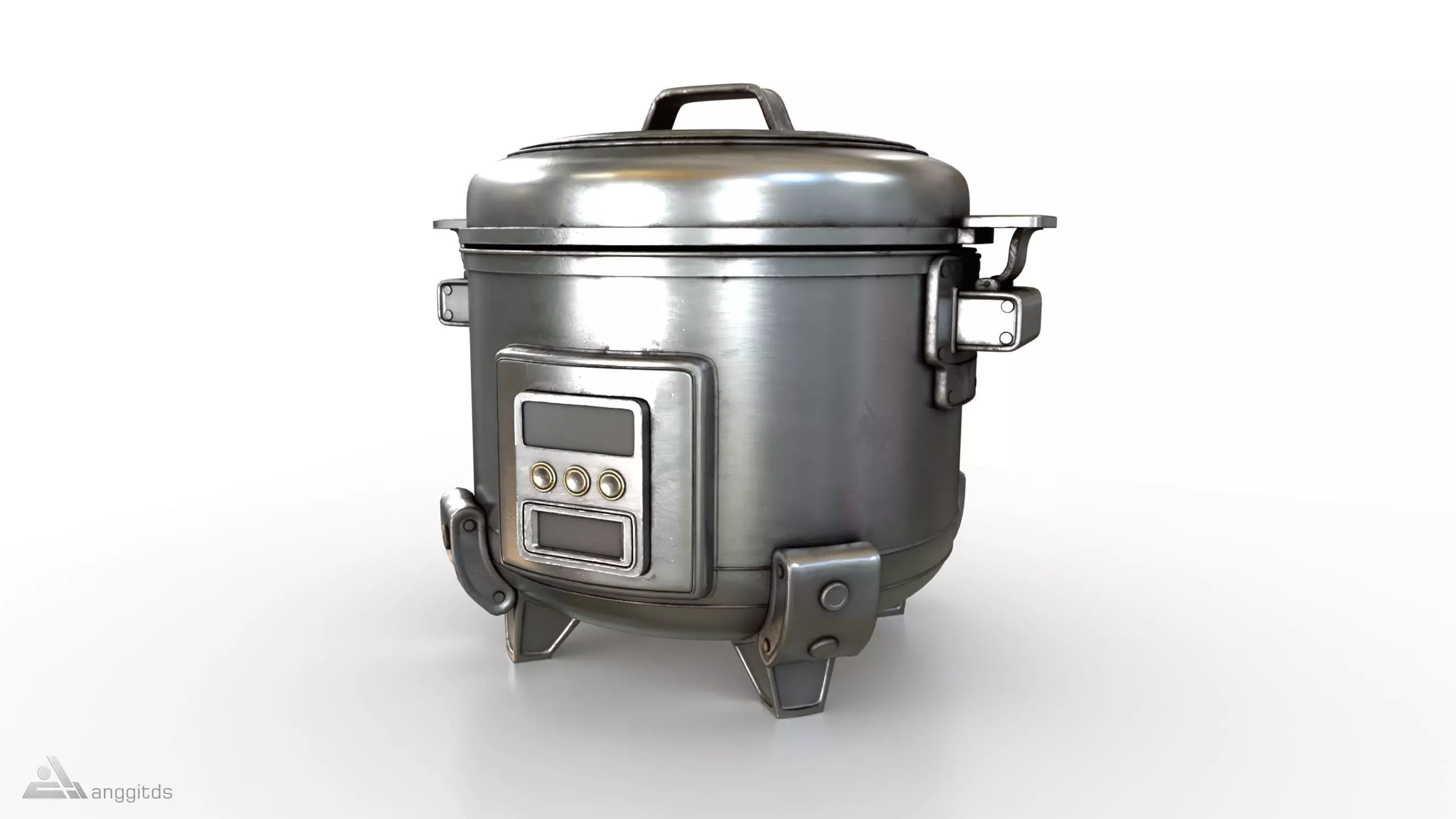 Rice Cooker 3D model_0