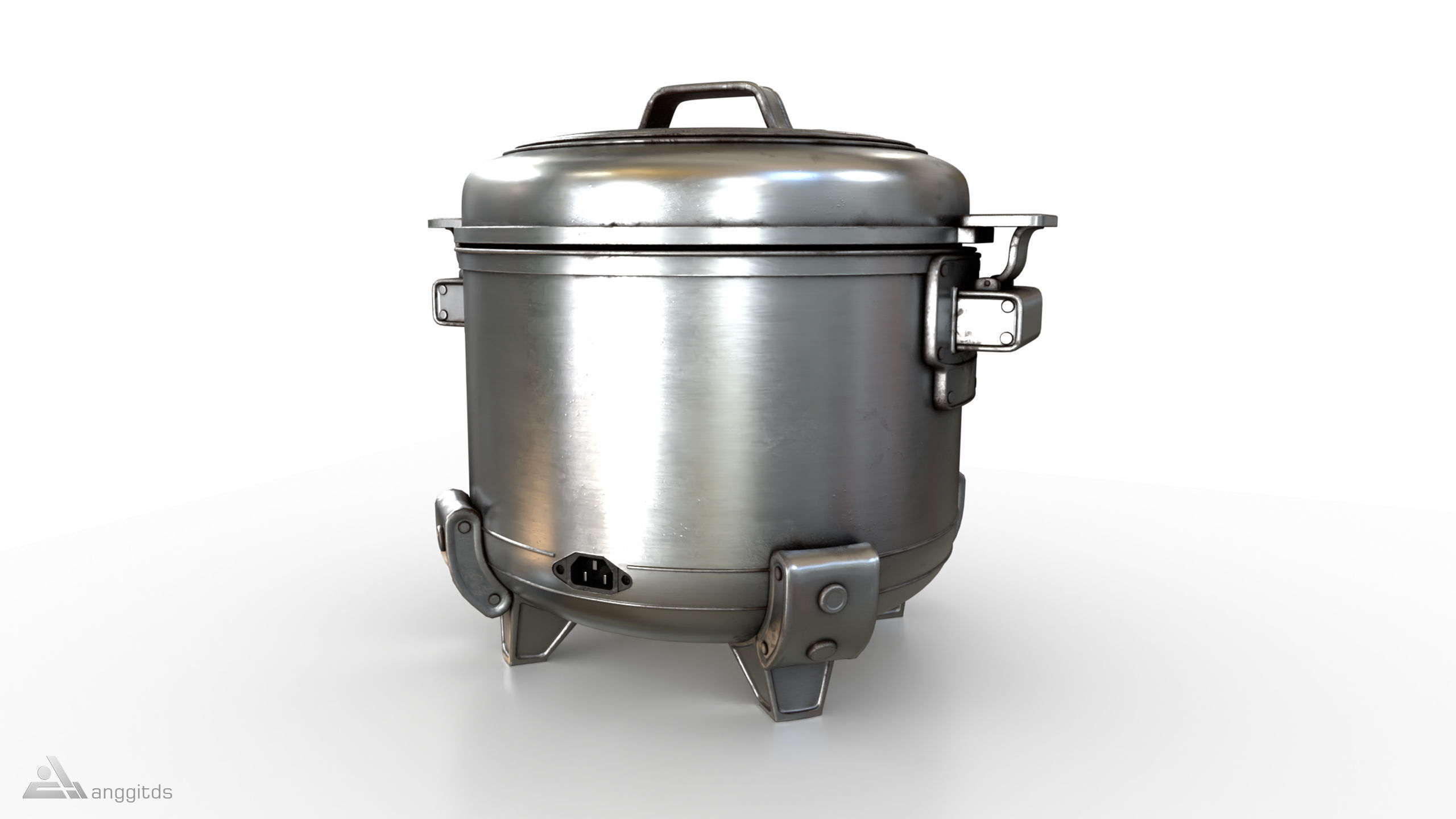 Rice Cooker 3D model_2