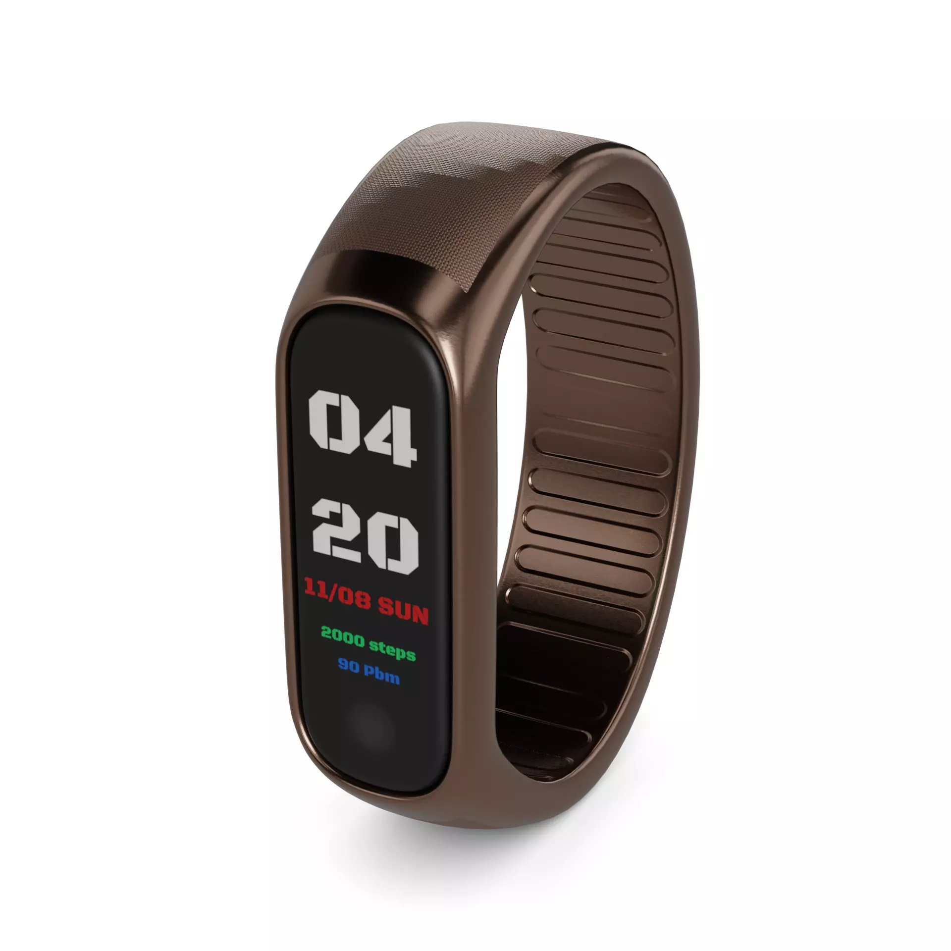 Fitness Trackers Low-poly 3D model_0