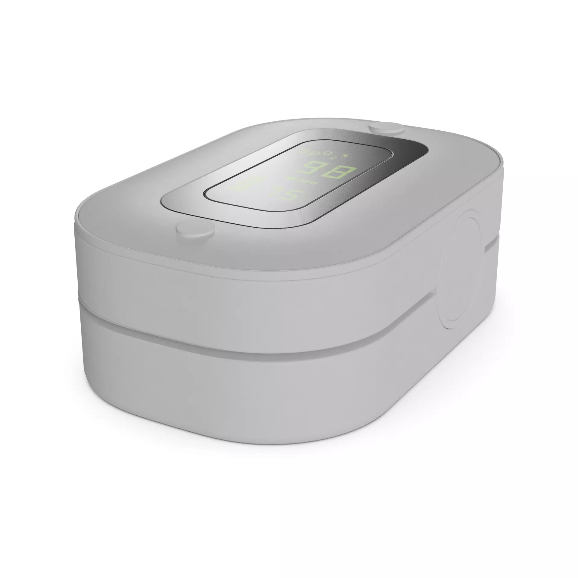 Pulse Oximeter Low-poly 3D model_0