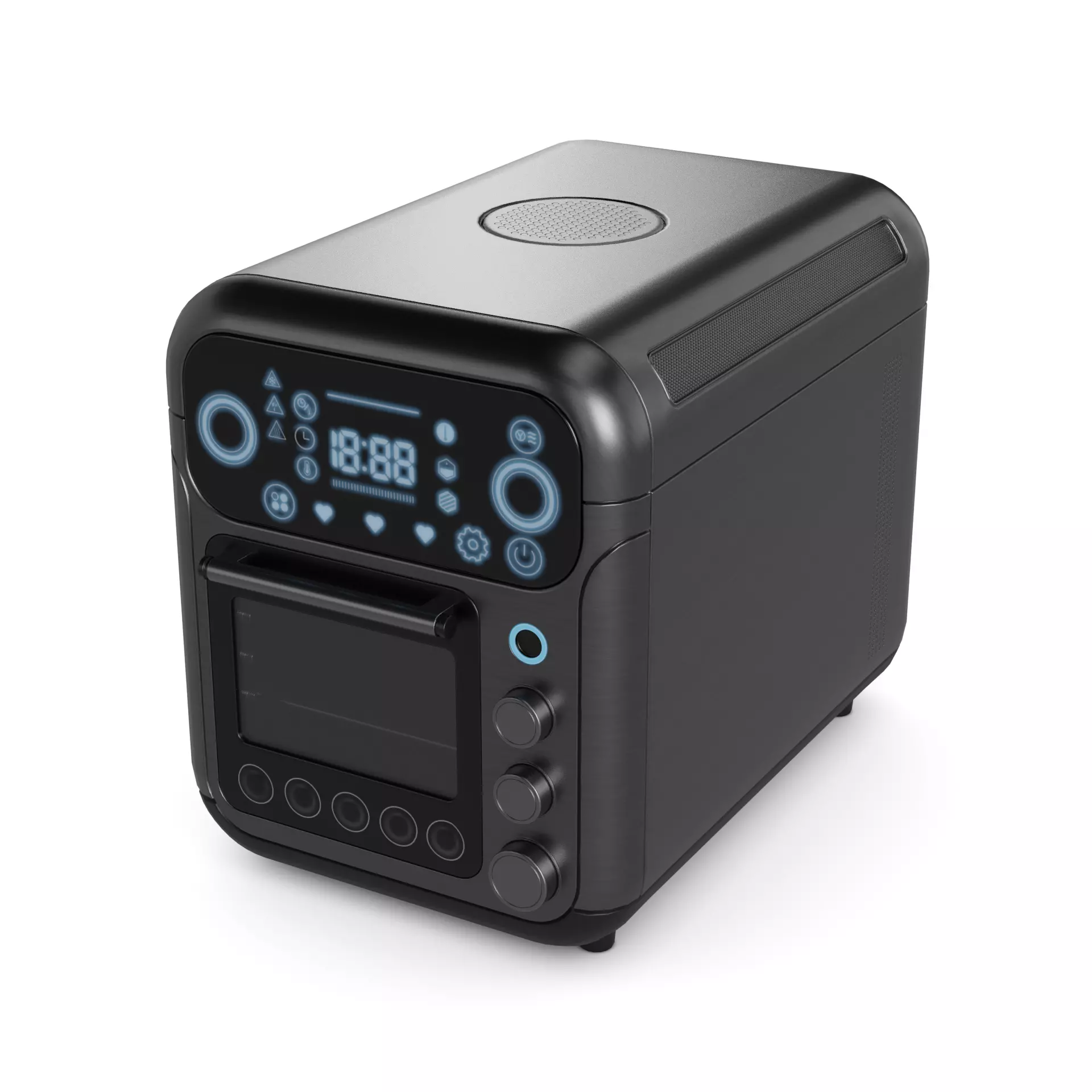 Bread Maker Low-poly 3D model_0