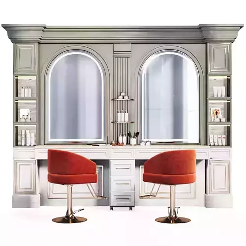 Classic Beautysalon014 Low-poly 3D model