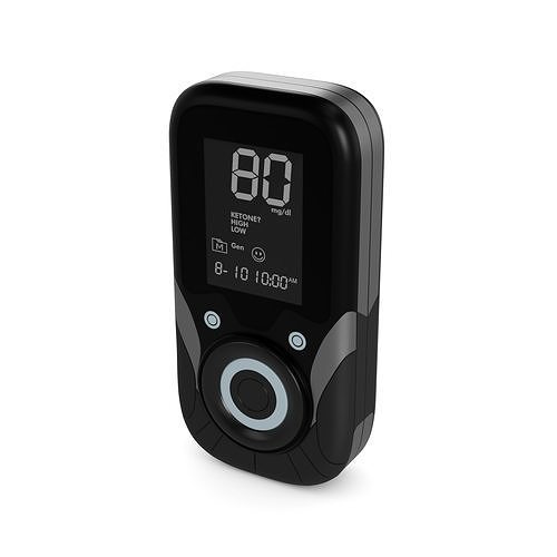 Glucose monitor 3D model