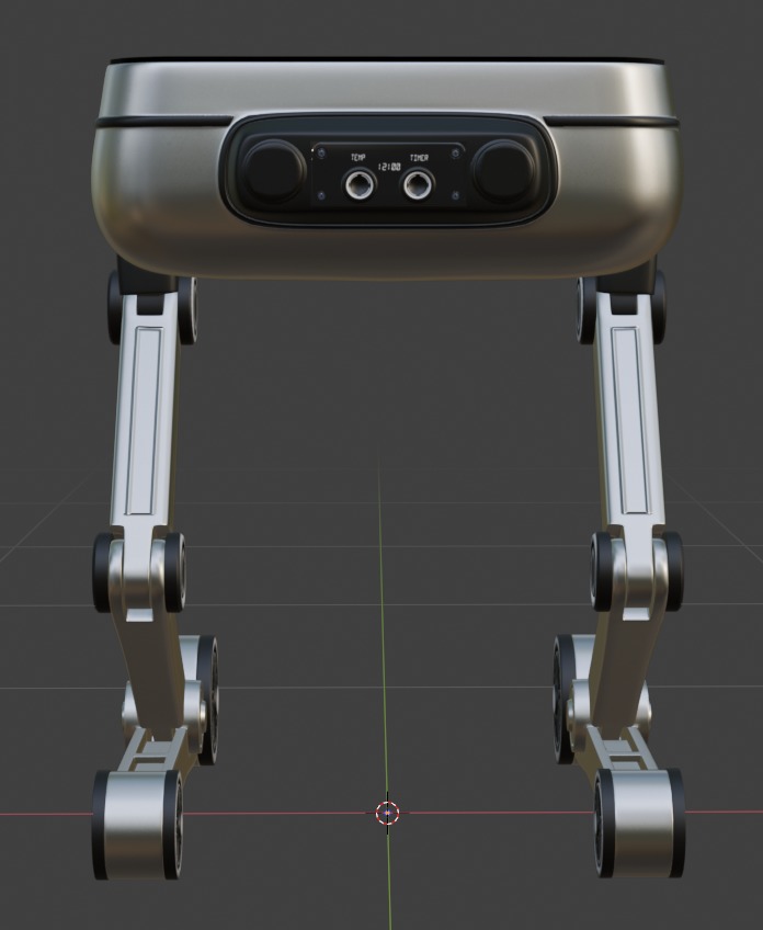 Electric Grill 3D model_3