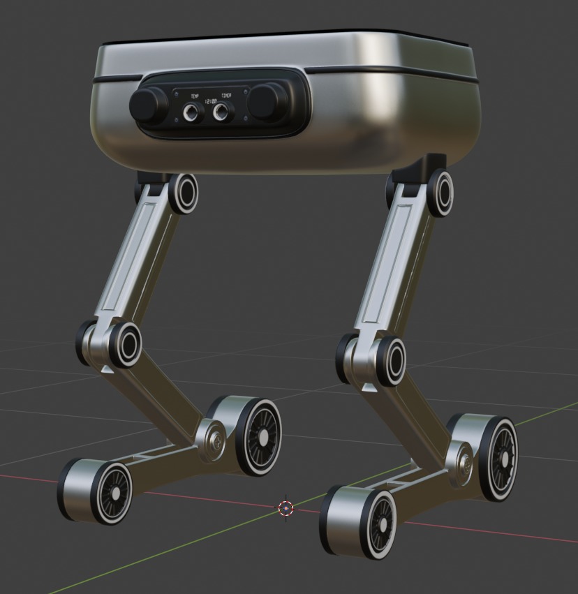 Electric Grill 3D model_1