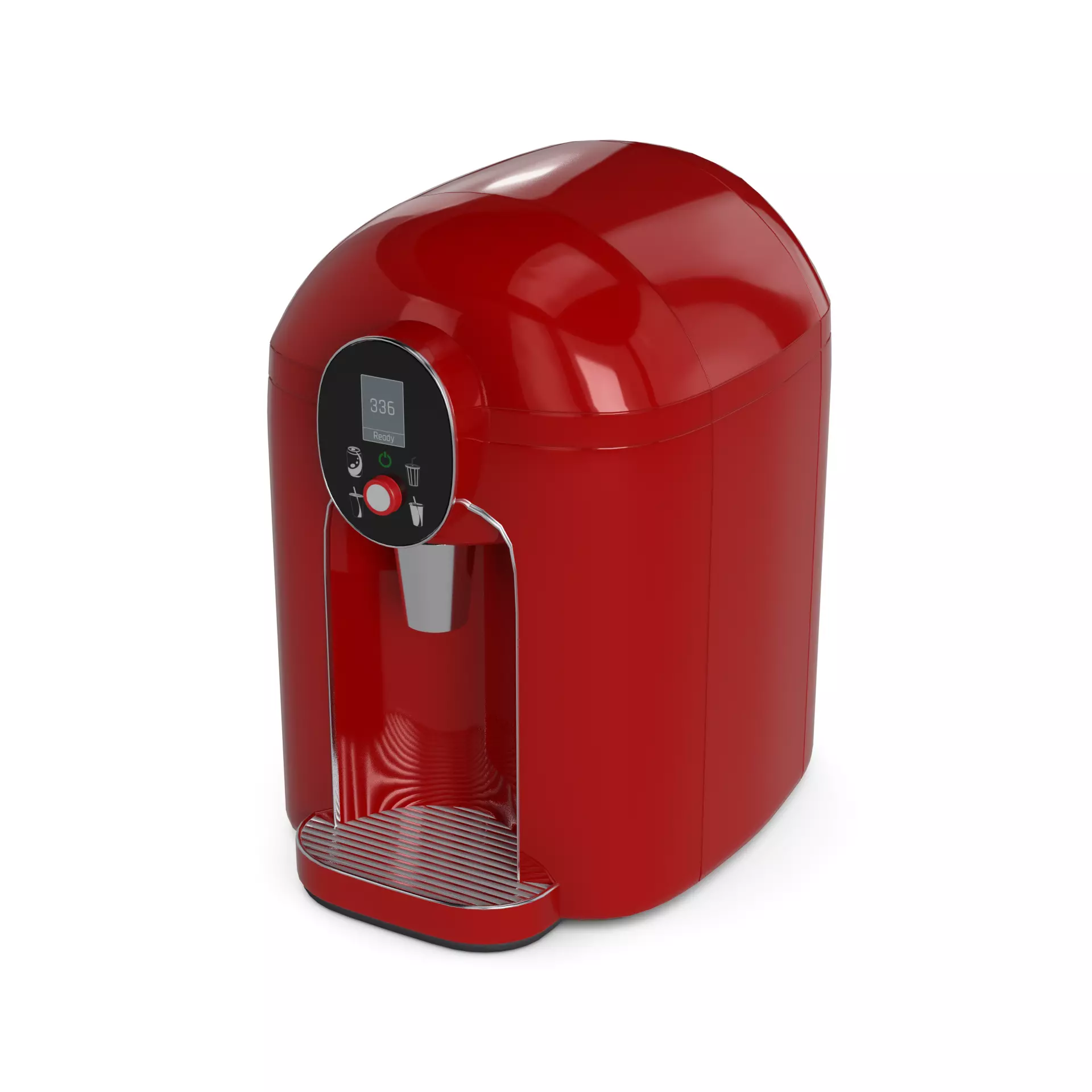 Soda maker Low-poly 3D model_0