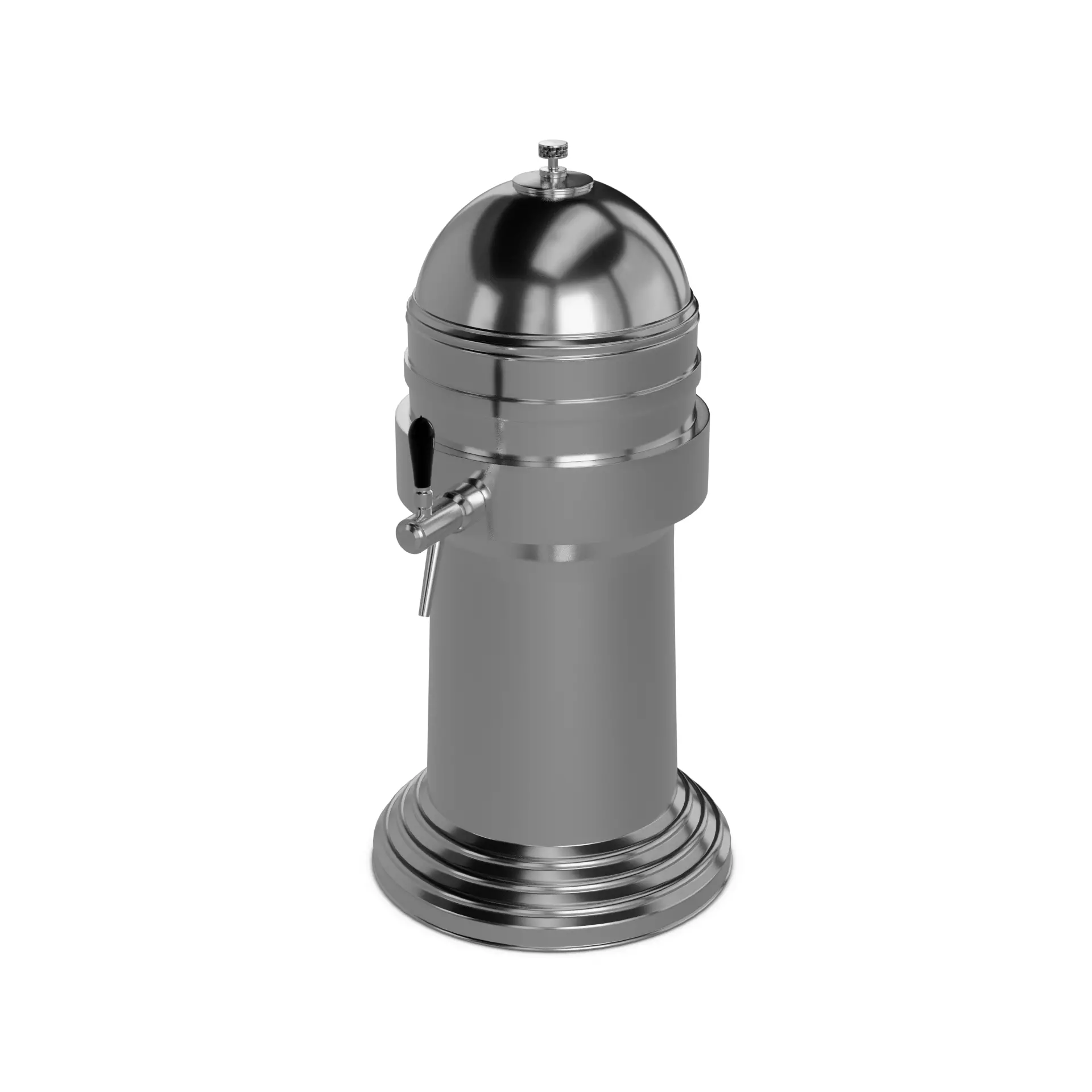 Soda maker Low-poly 3D model_0