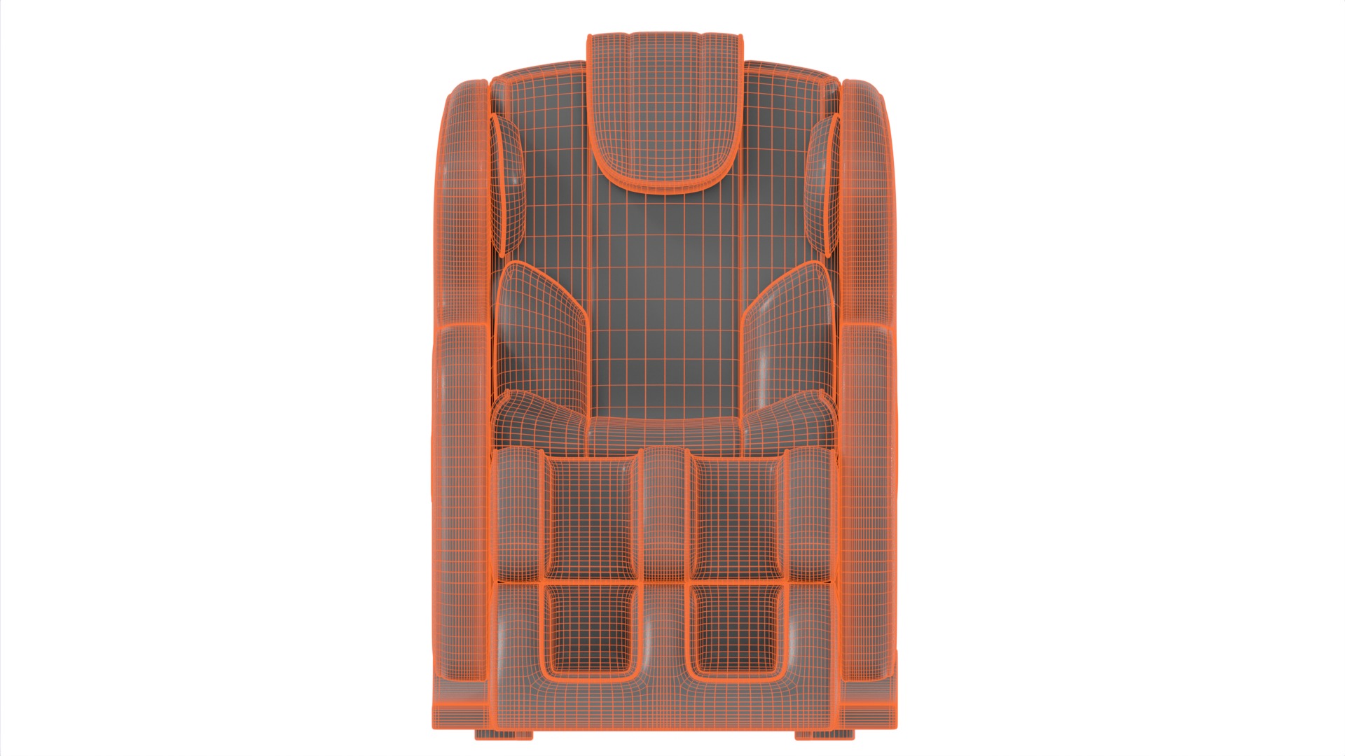 Electric Massage Chair 3D model_13