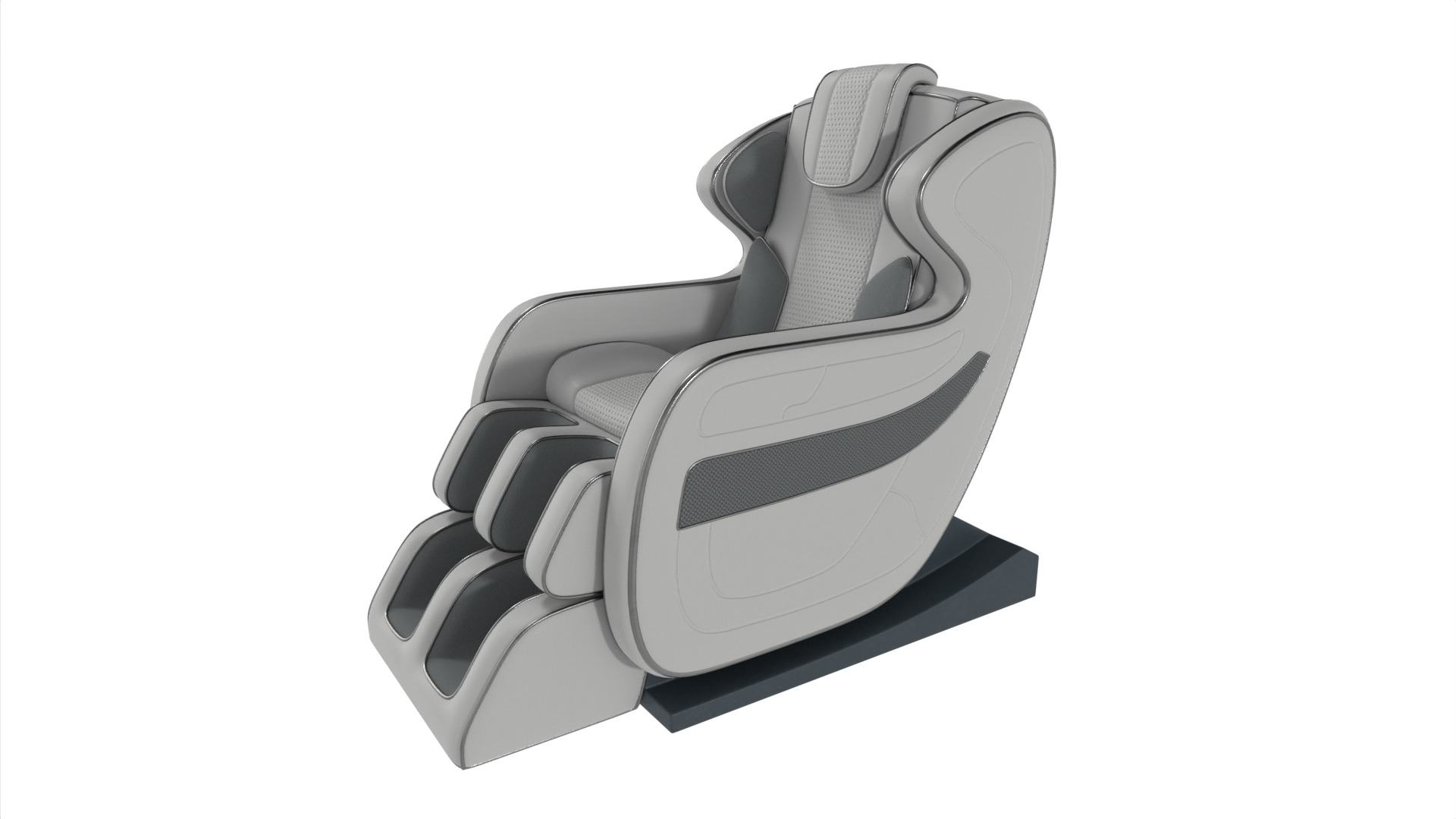 Electric Massage Chair 3D model_3