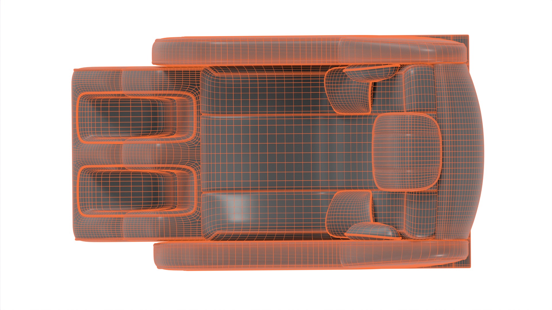 Electric Massage Chair 3D model_14