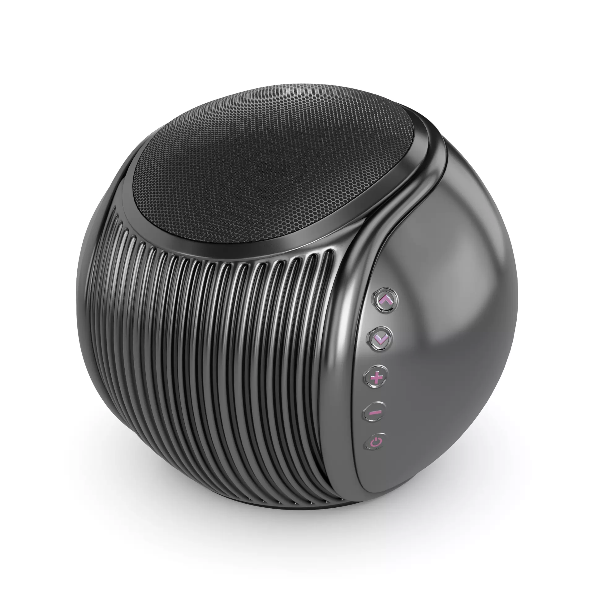 Smart speaker 3D model_0