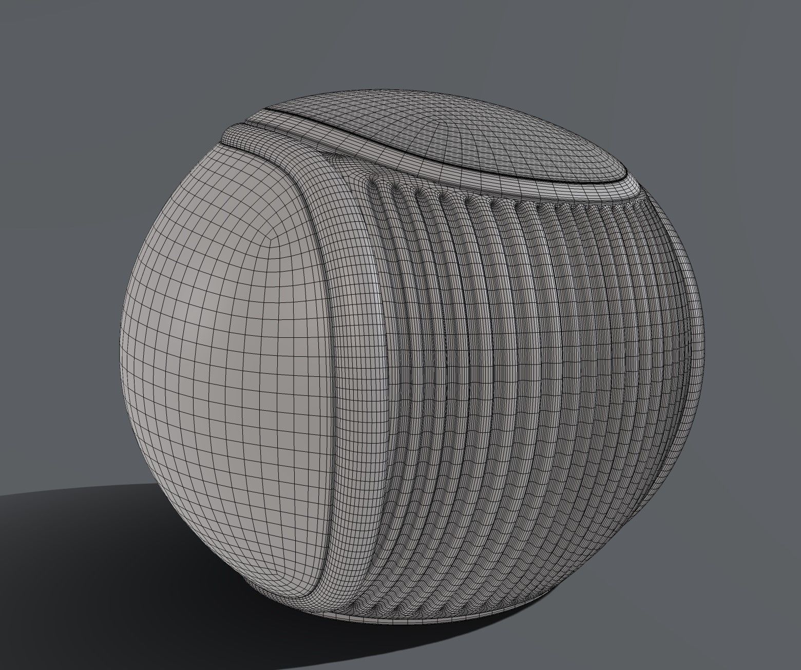 Smart speaker 3D model_3