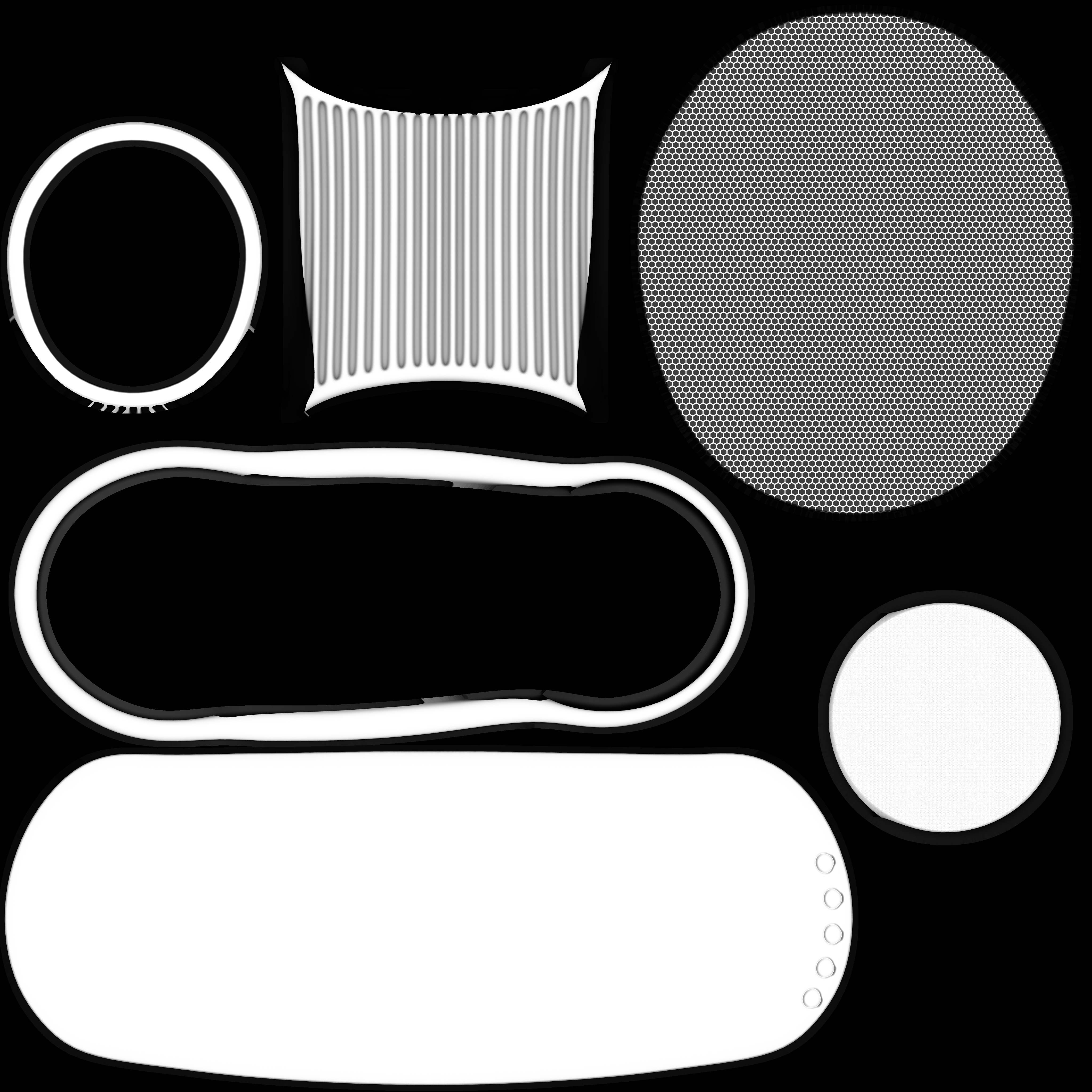 Smart speaker 3D model_9