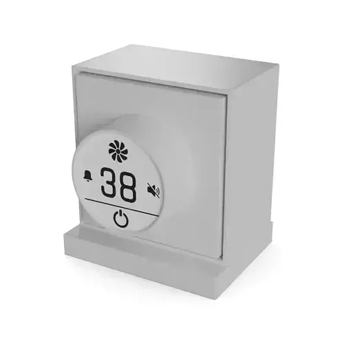 Smart Thermostat Low-poly 3D model