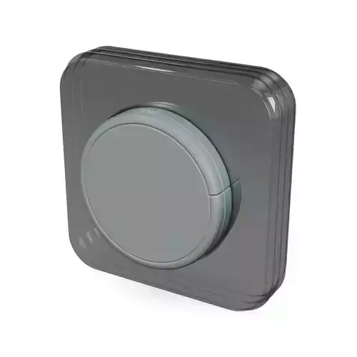 Smart Thermostat Low-poly 3D model