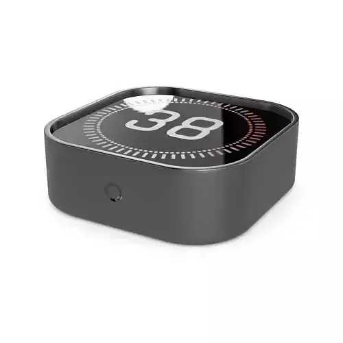 Smart Thermostat Low-poly 3D model