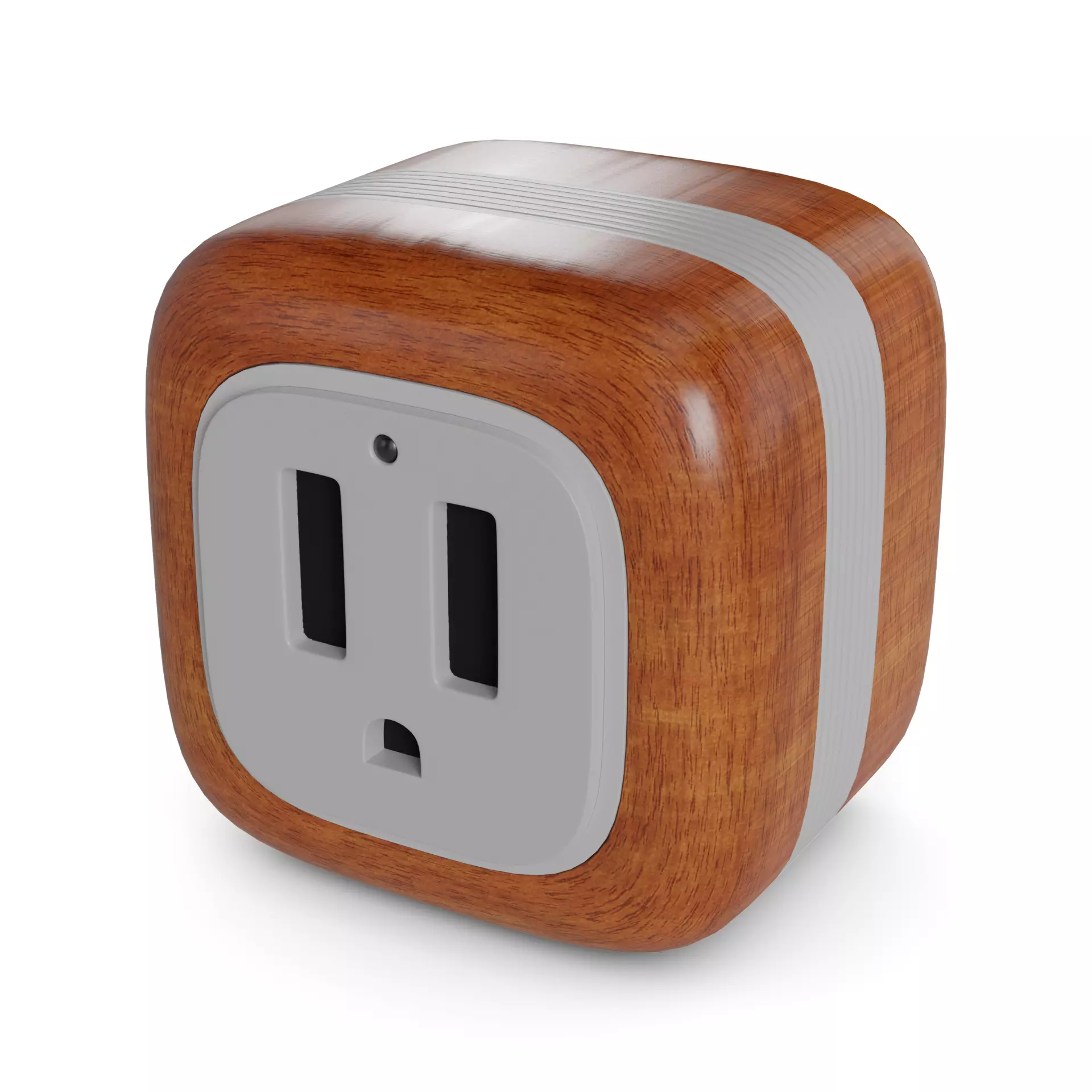 Smart Plug Low-poly 3D model_0