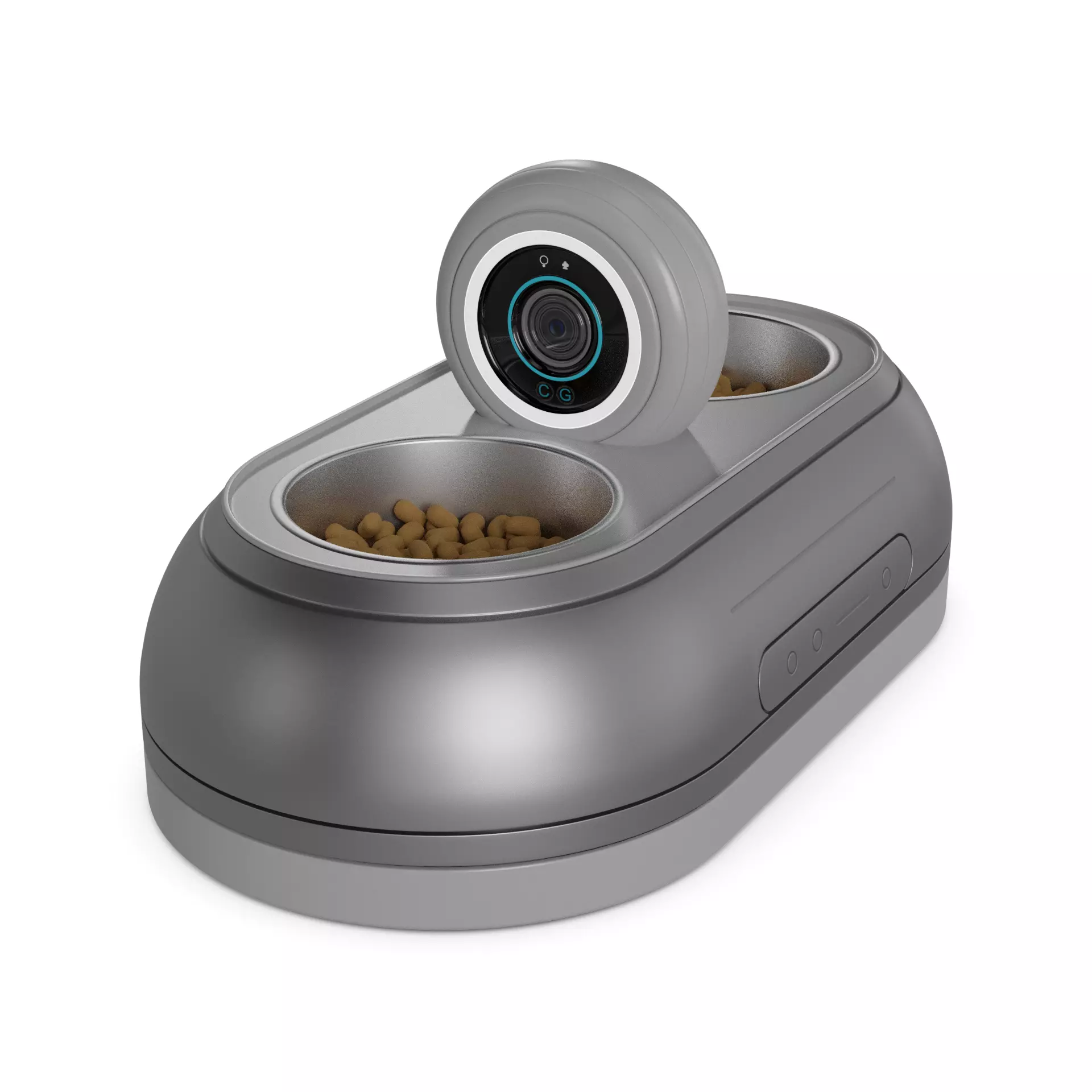 Smart Pet Feeder 3D model_0