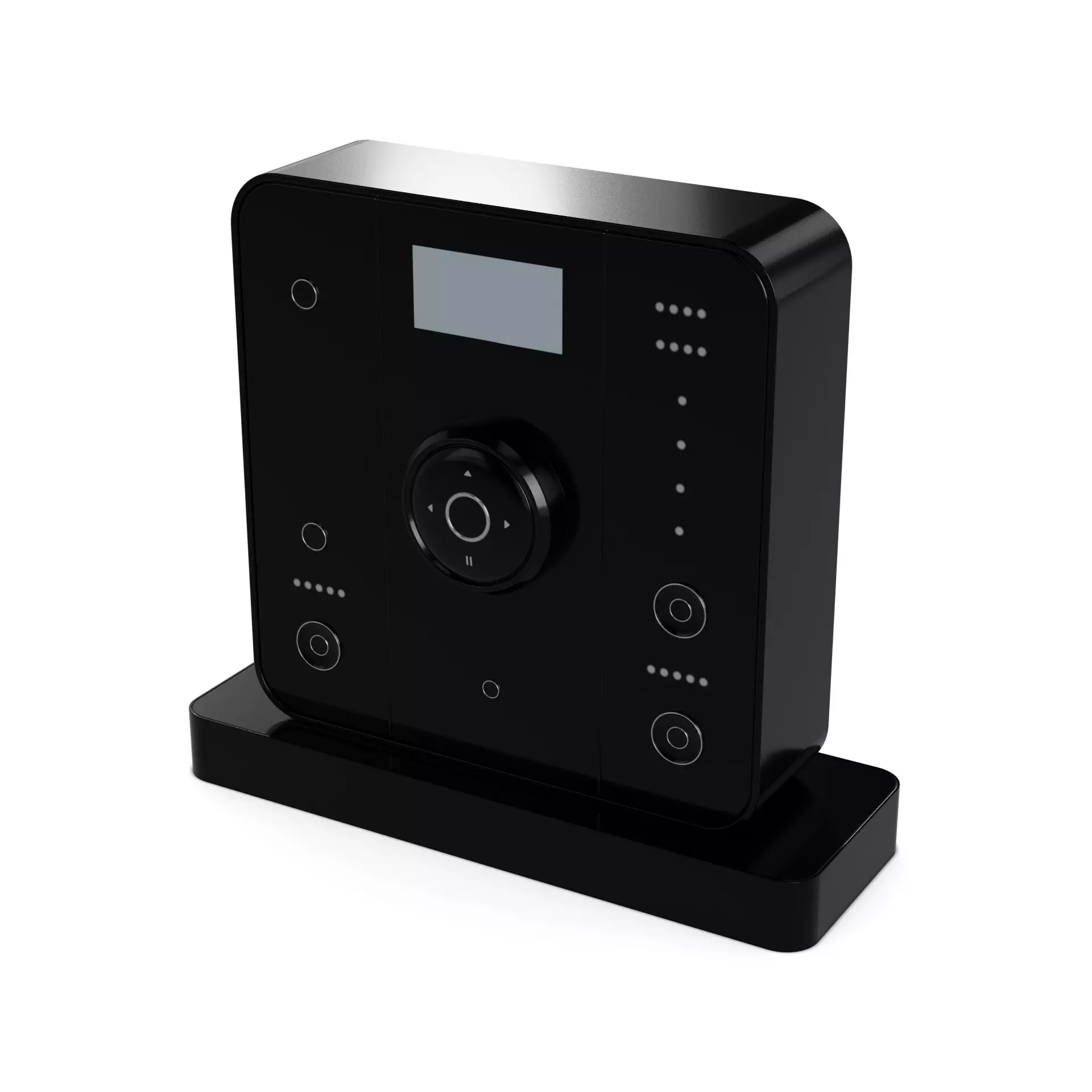 Smart Home Hub Low-poly 3D model_0