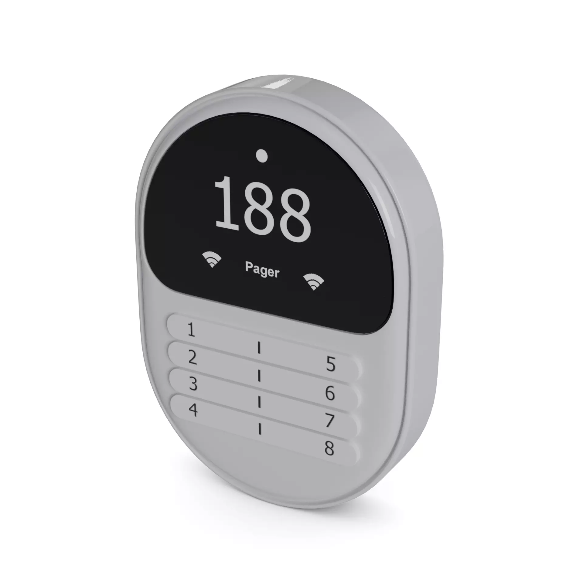 Pager Low-poly 3D model_0