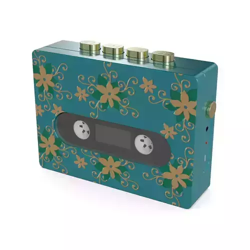 Portable cassette player