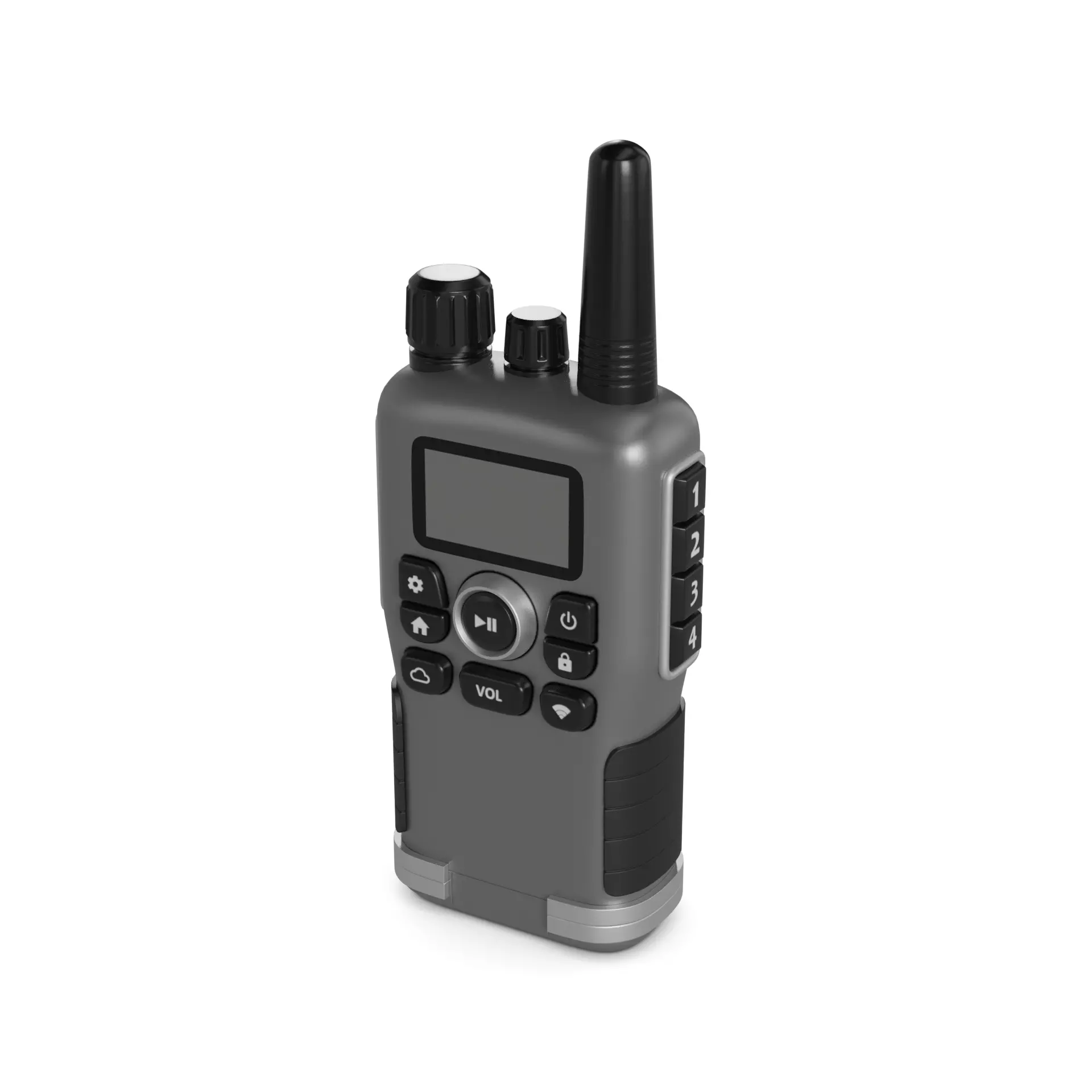 Walkie talkie 3D model_0