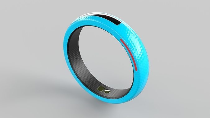 Smart Ring Low-poly 3D model