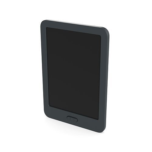 E reader Low-poly 3D model