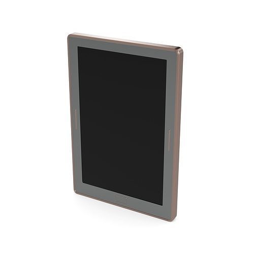 E reader Low-poly 3D model
