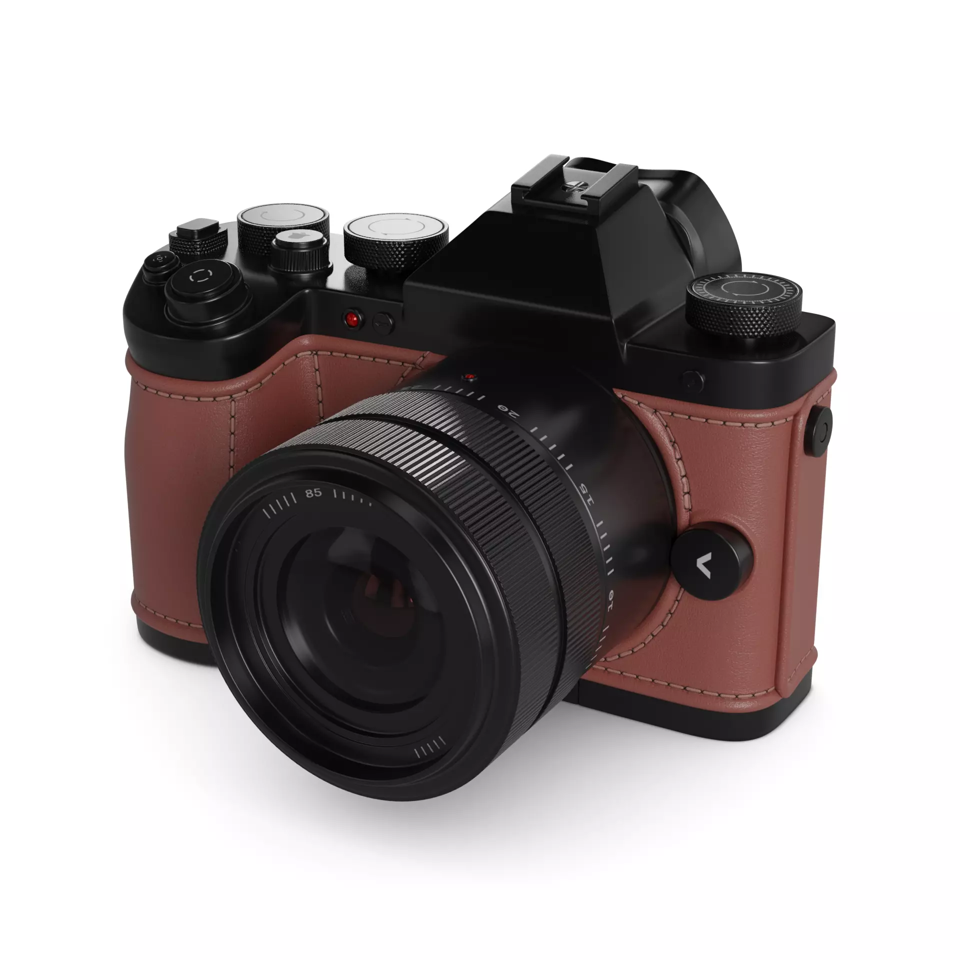 DSLR camera 3D model