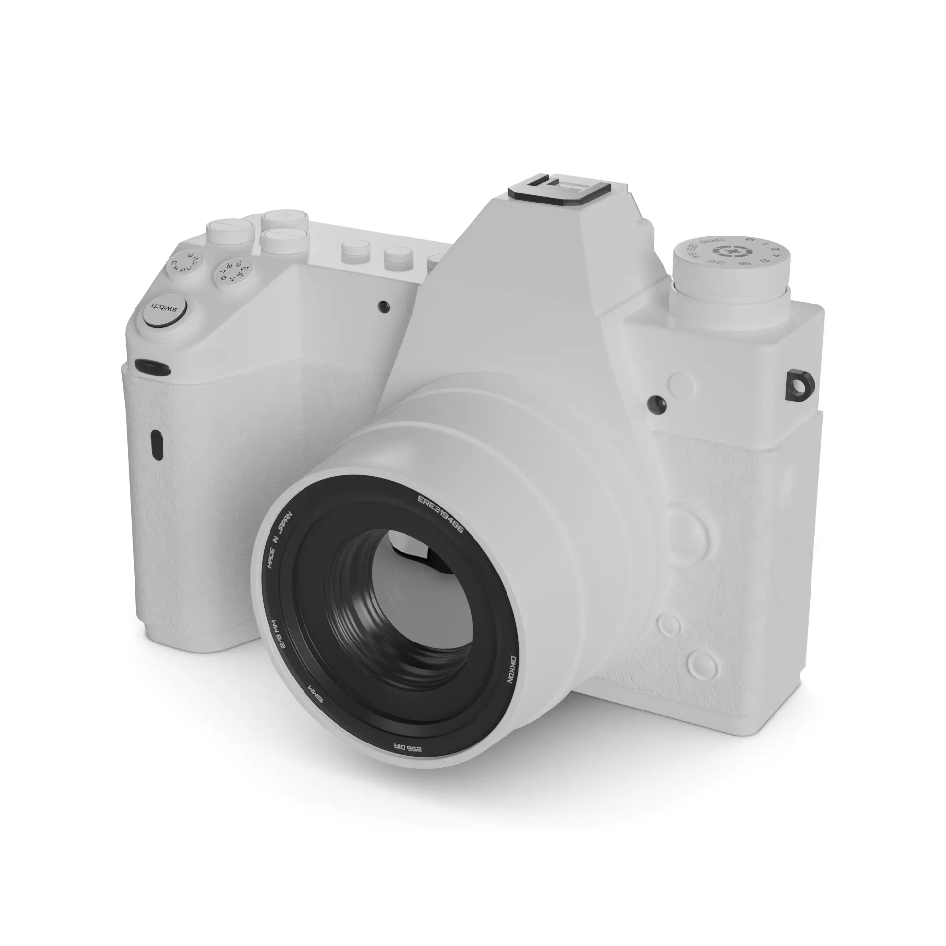 DSLR camera 3D model