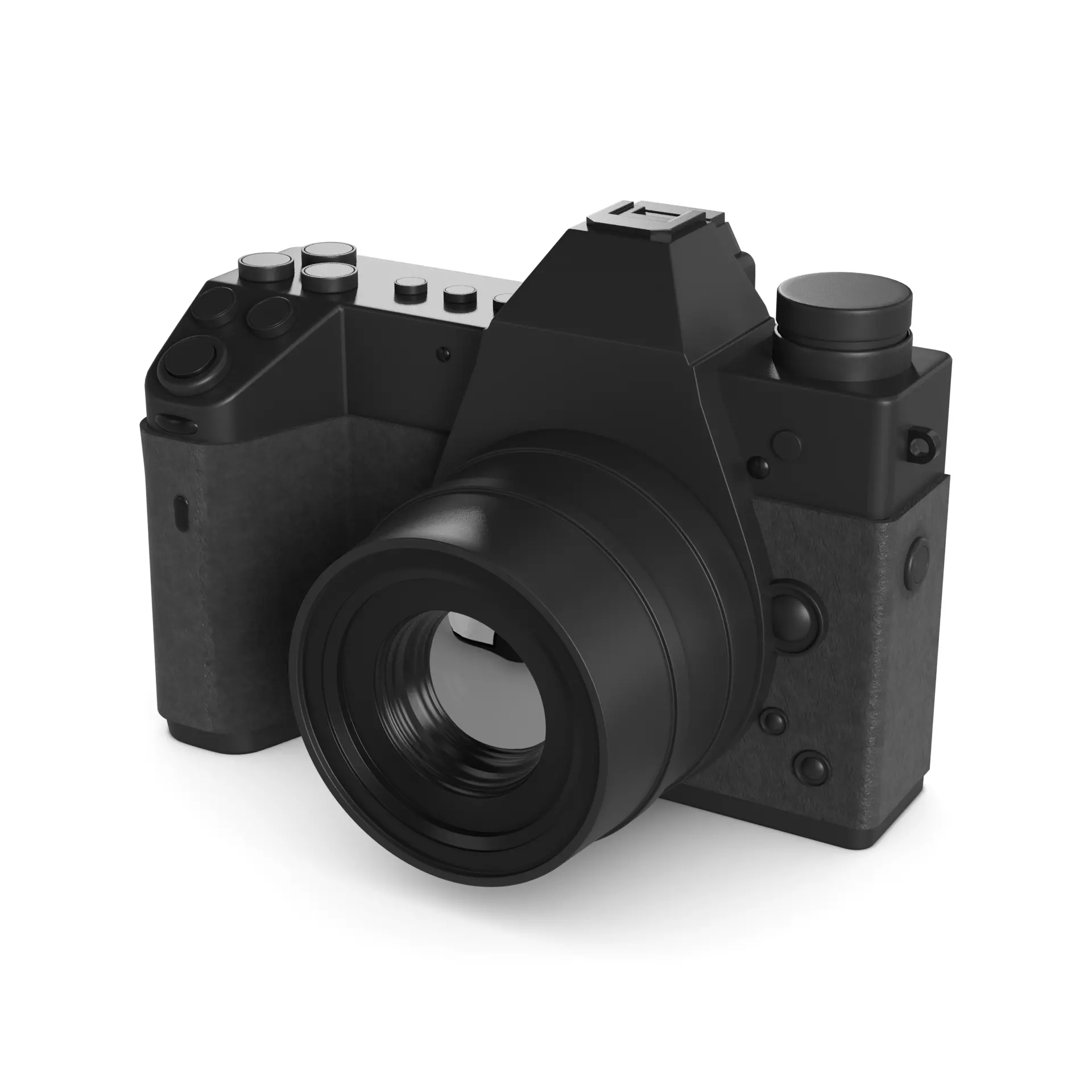DSLR camera 3D model