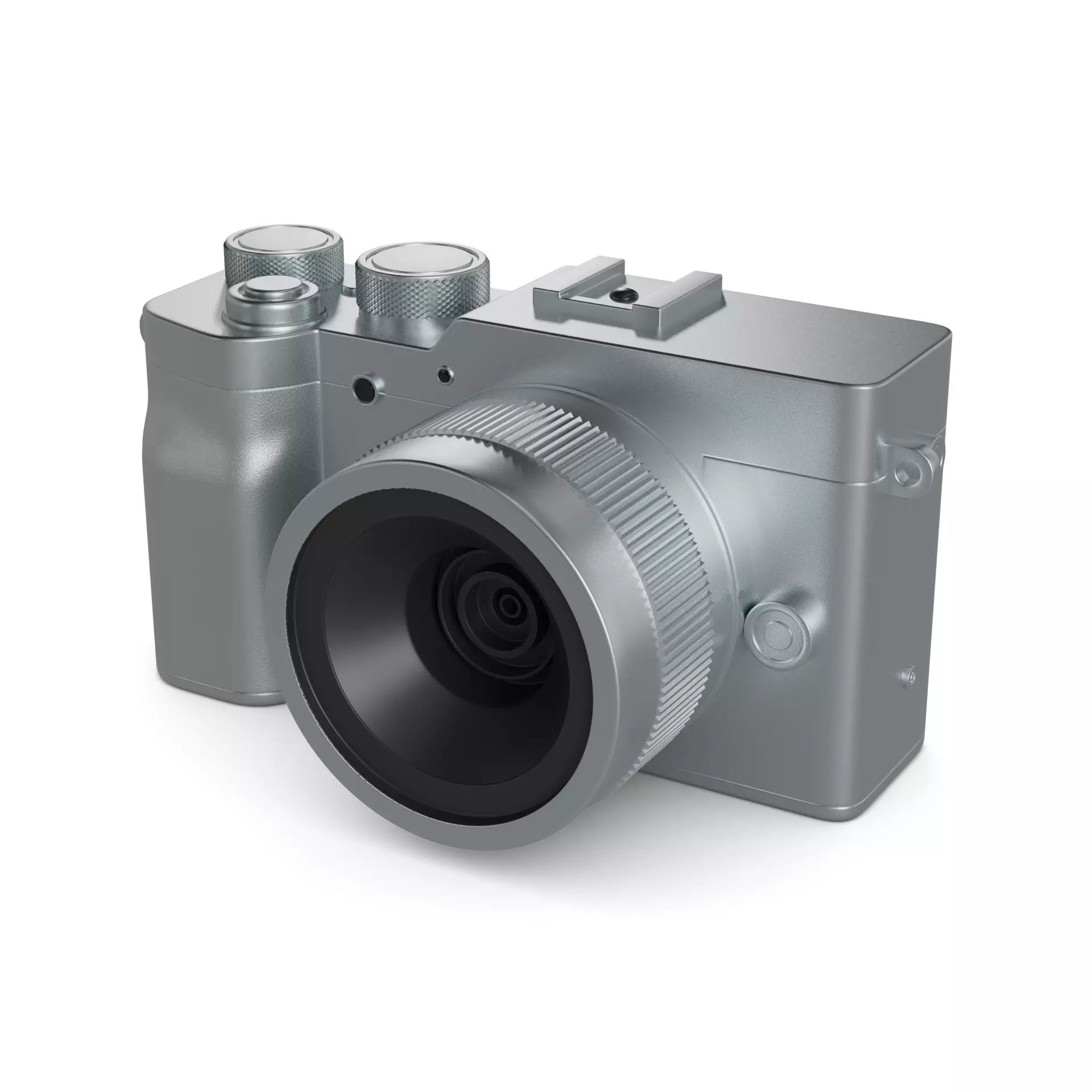 Mirrorless Camera 3D model_0