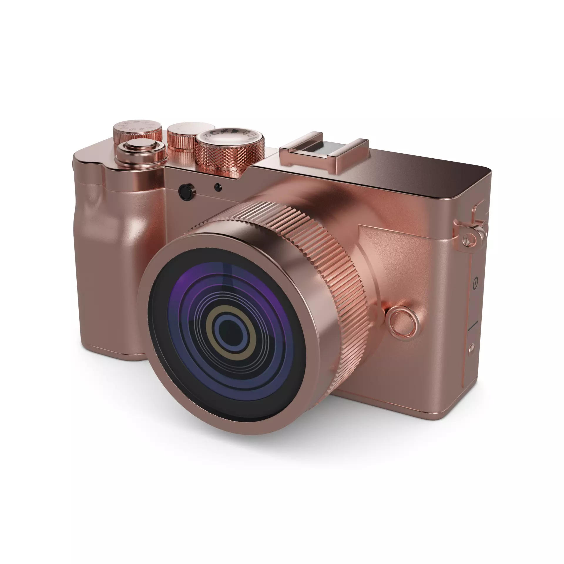 Mirrorless Camera 3D model_0
