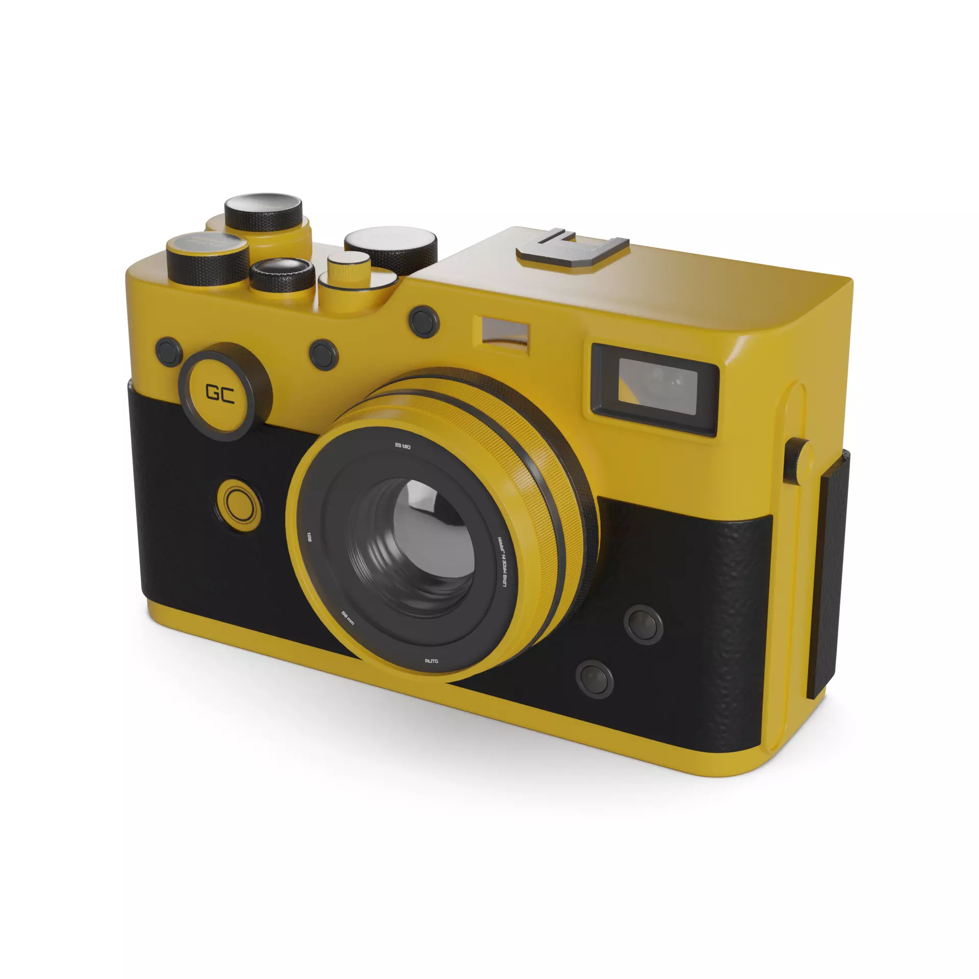 Film camera 3D model_0